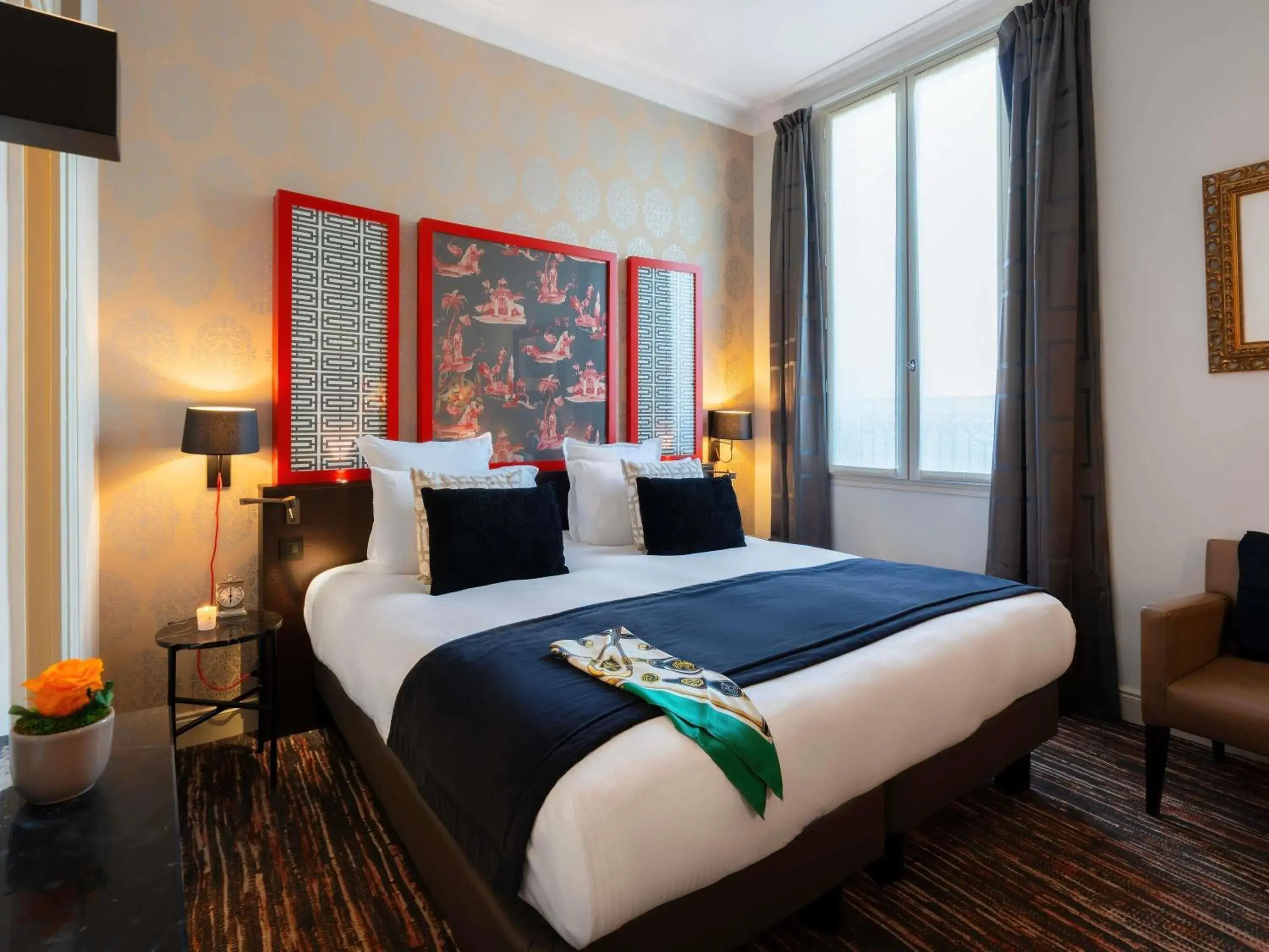 Classic Room with One Queen Bed in Le Stendhal Place Vendôme Hotel Paris - MGallery Collection Classic Room with One Queen Bed in Le Stendhal Place Vendôme Hotel Paris - MGallery Collection