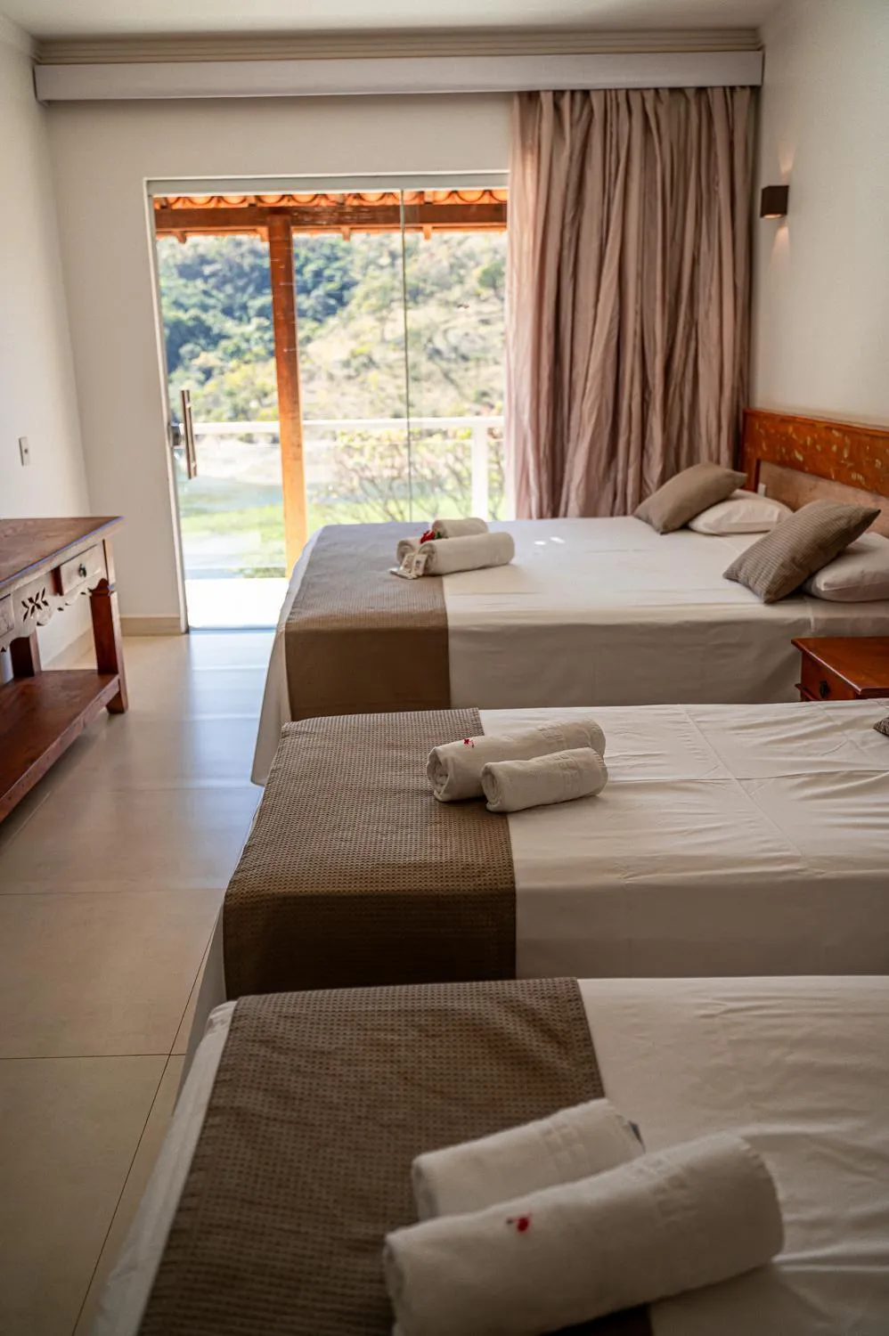 Bed in Pousada do Rio Turvo