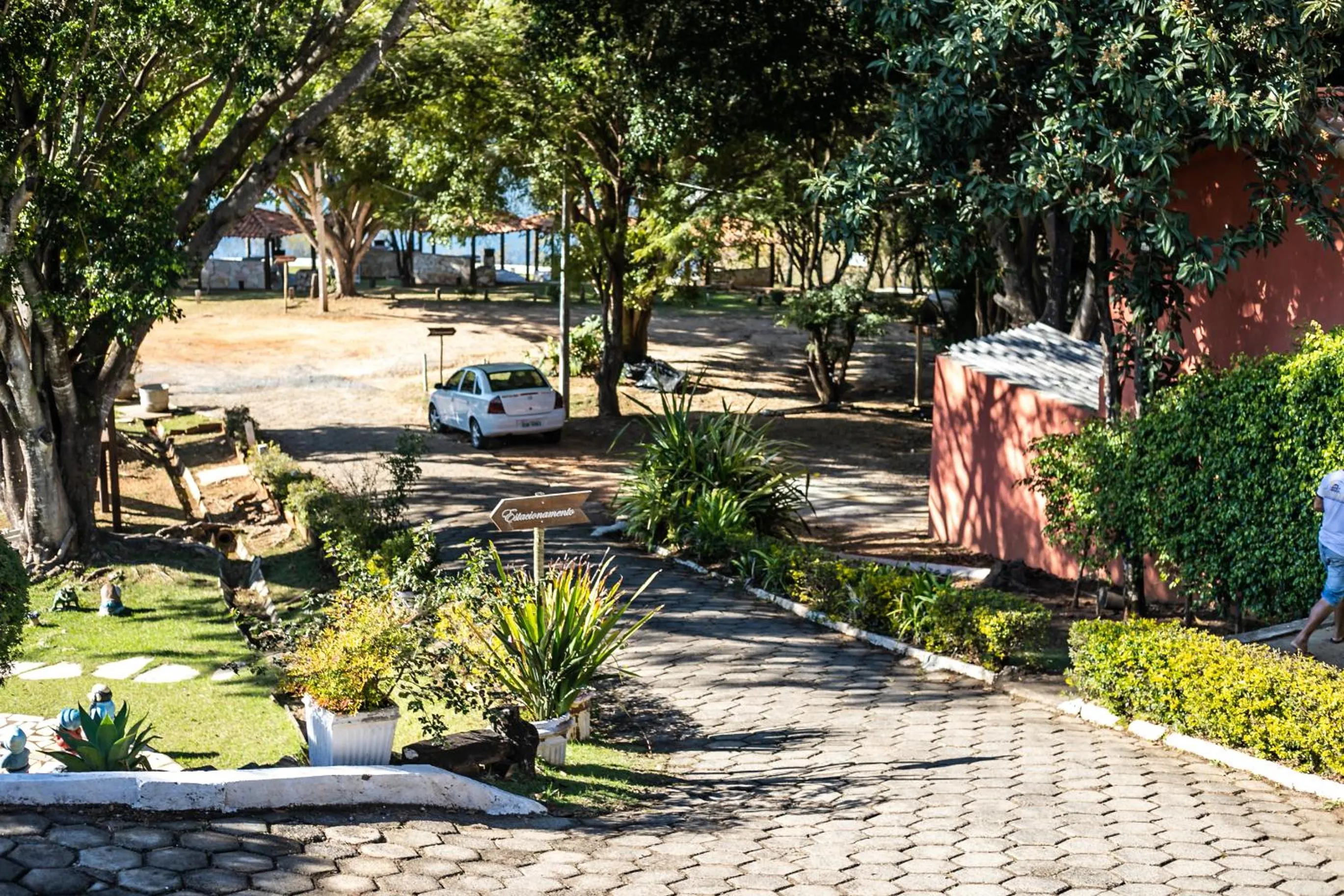 Garden view in Pousada do Rio Turvo