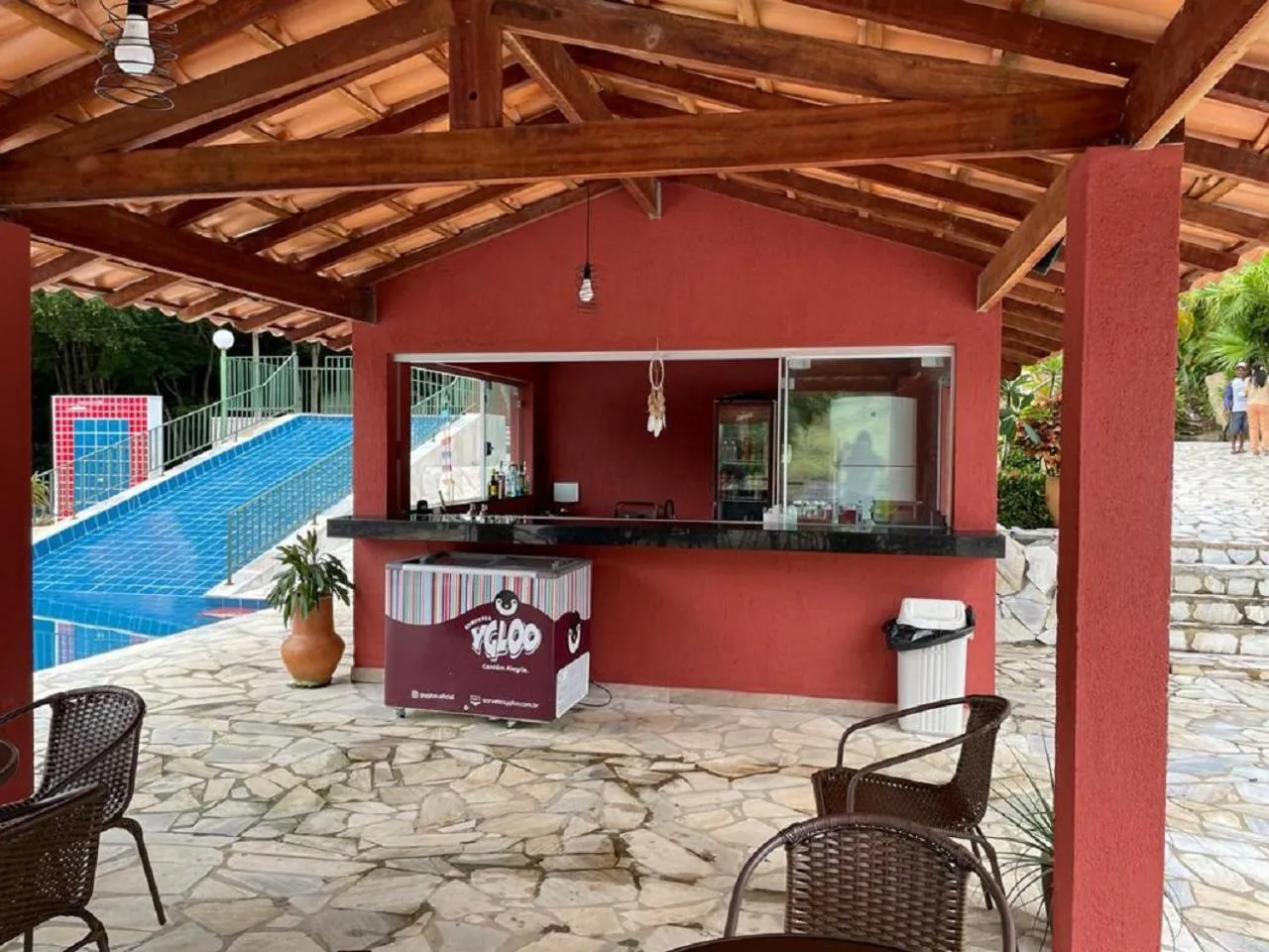 Lounge or bar in Pousada do Rio Turvo