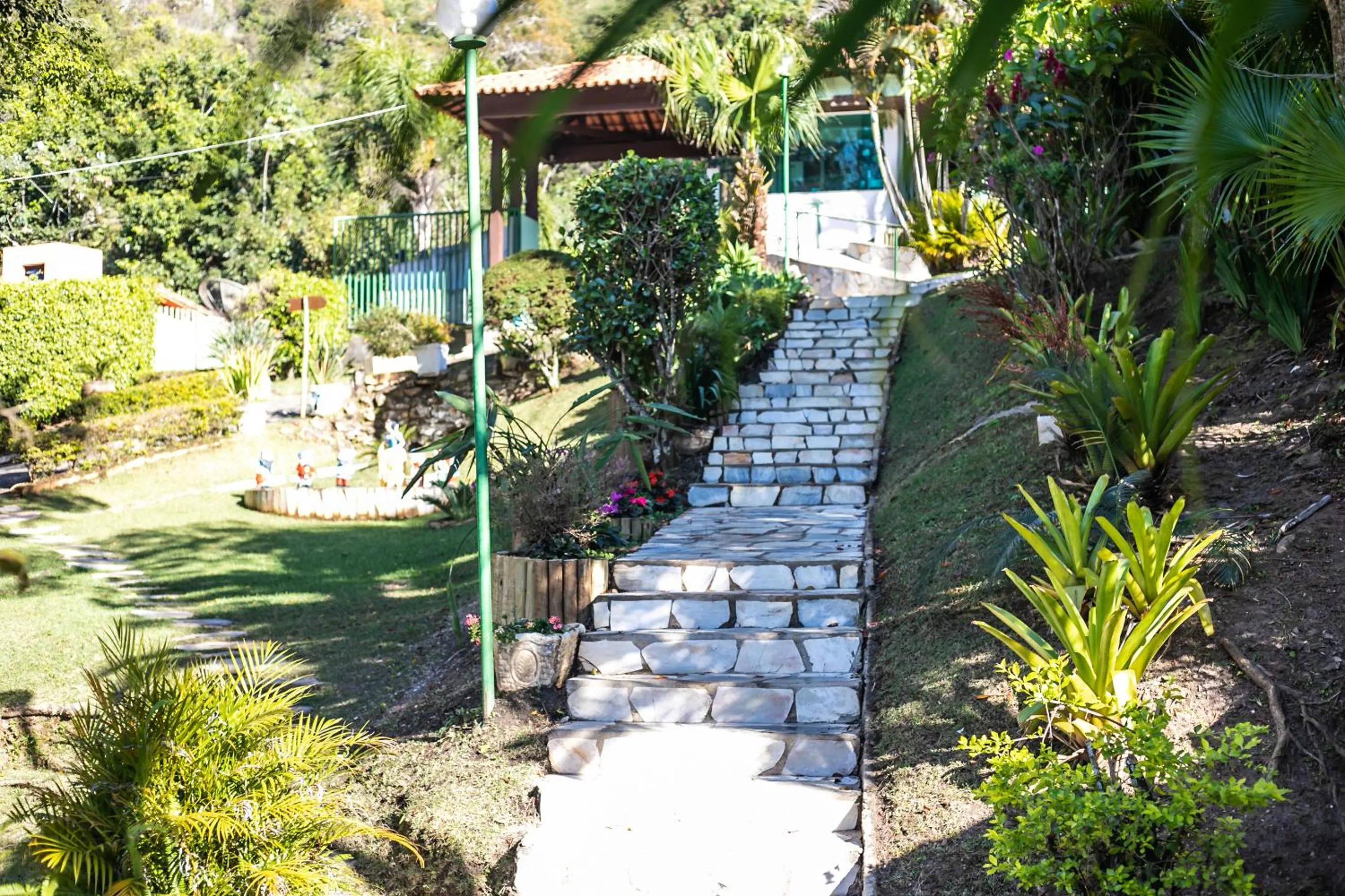 Garden in Pousada do Rio Turvo