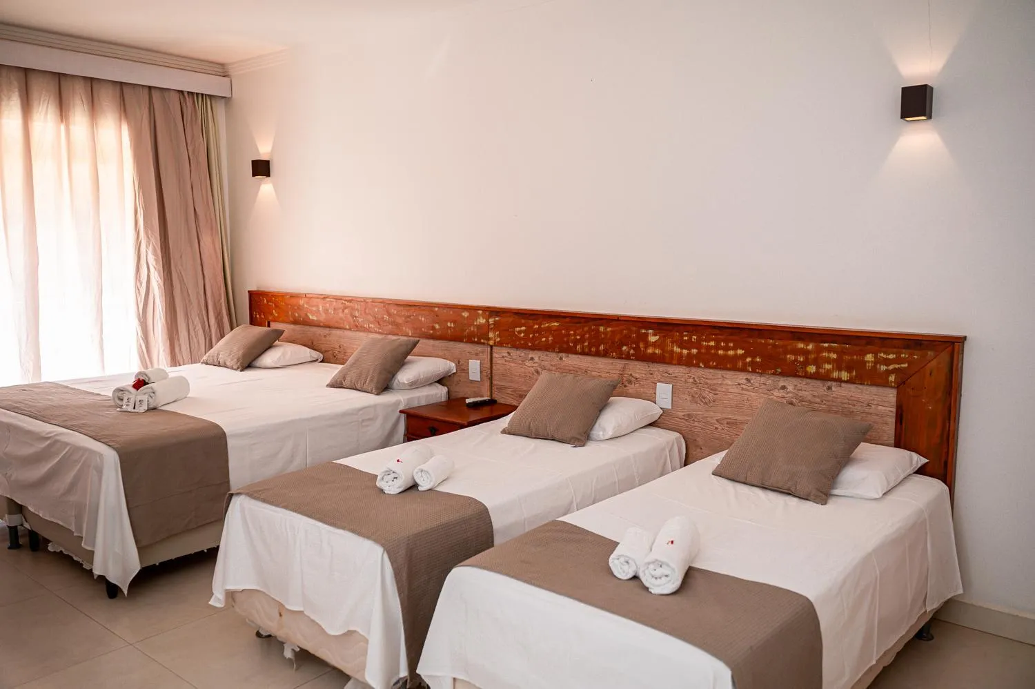 Bed in Pousada do Rio Turvo