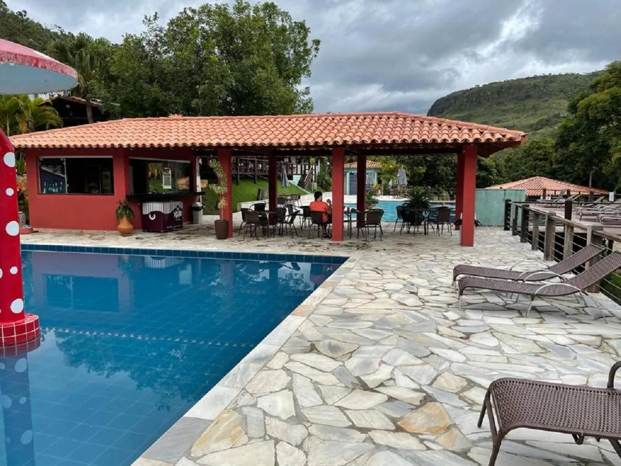 Lounge or bar in Pousada do Rio Turvo