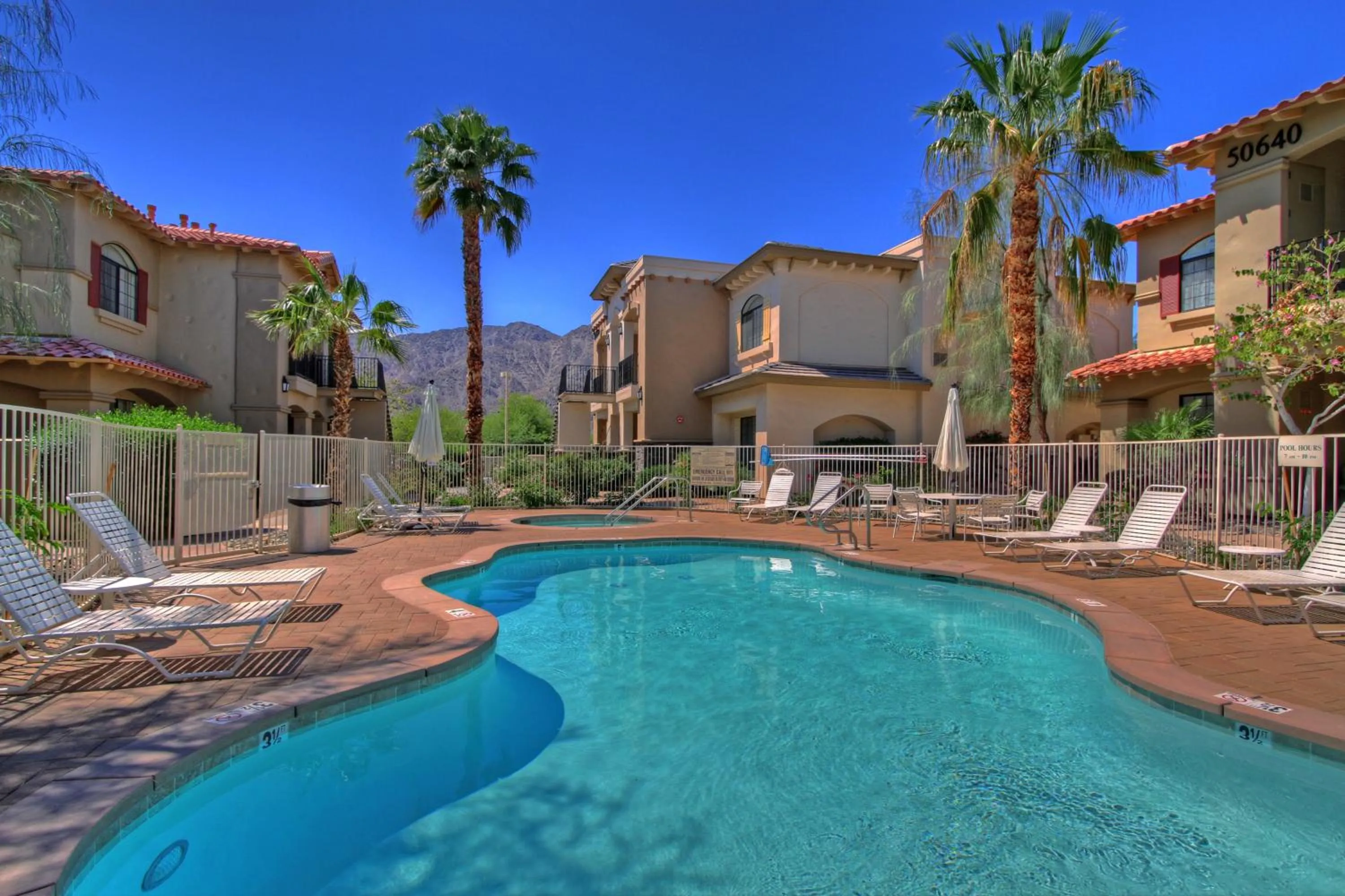 Swimming pool in La Quinta Vacations Rental