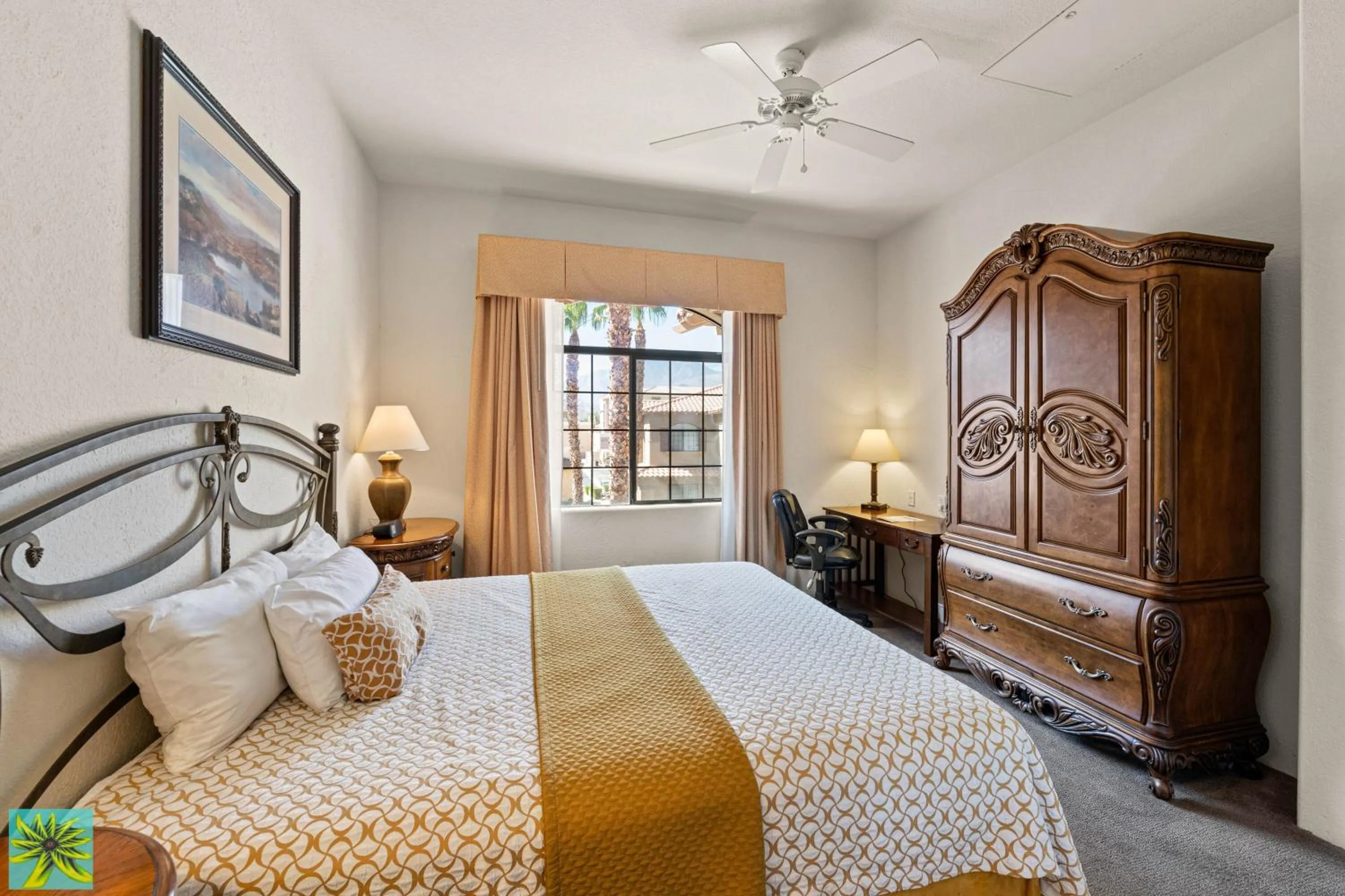 Bed in La Quinta Vacations Rental