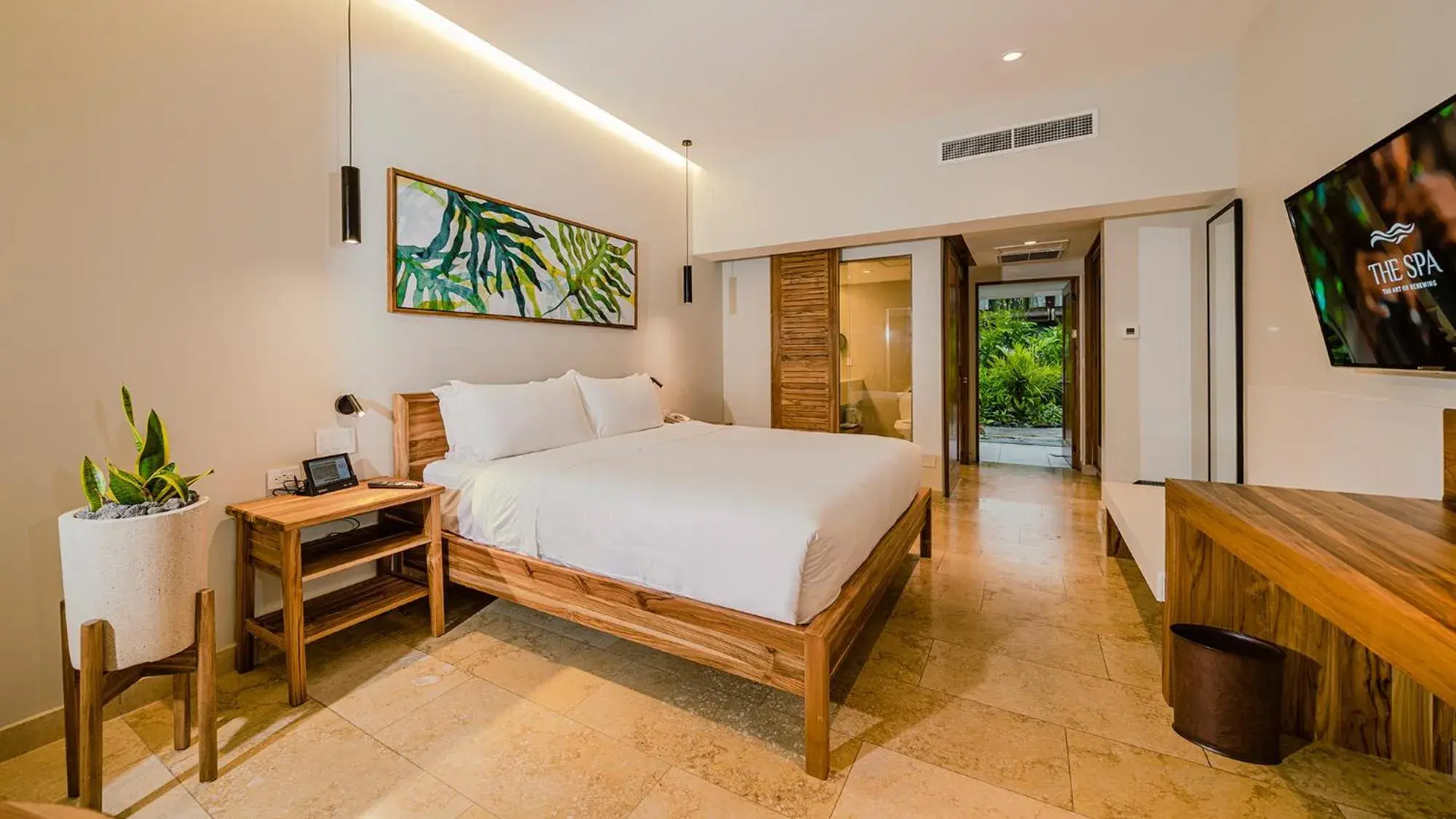 Orchid Room King Bed in Tabacón Thermal Resort & Spa Orchid Room King Bed in Tabacón Thermal Resort & Spa