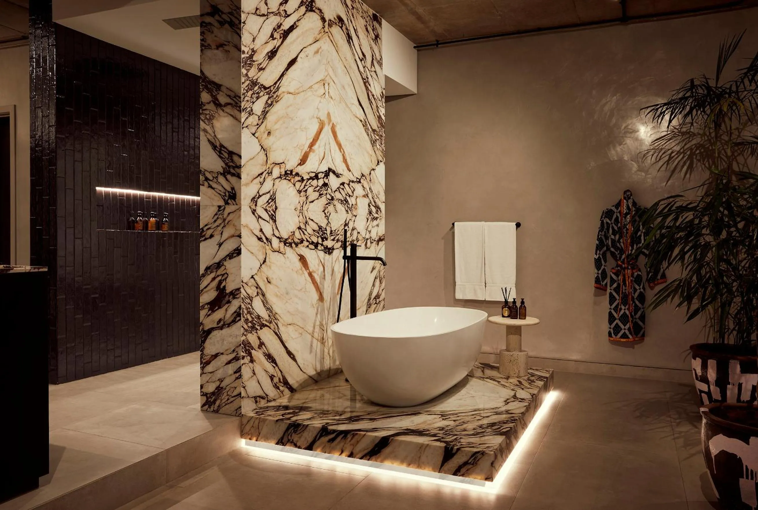 Bathroom in Hallmark House