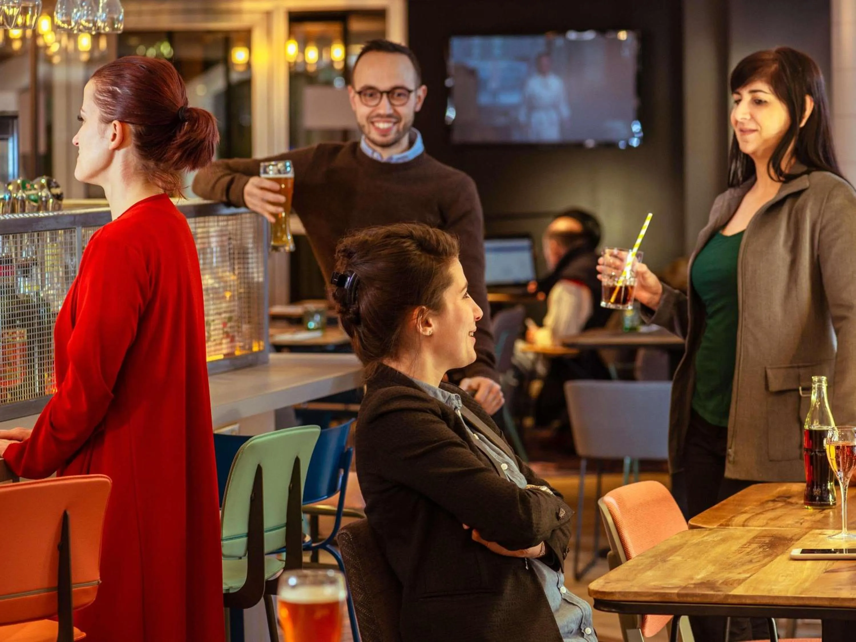 Lounge or bar in Hôtel Mercure Lyon Centre Lumière