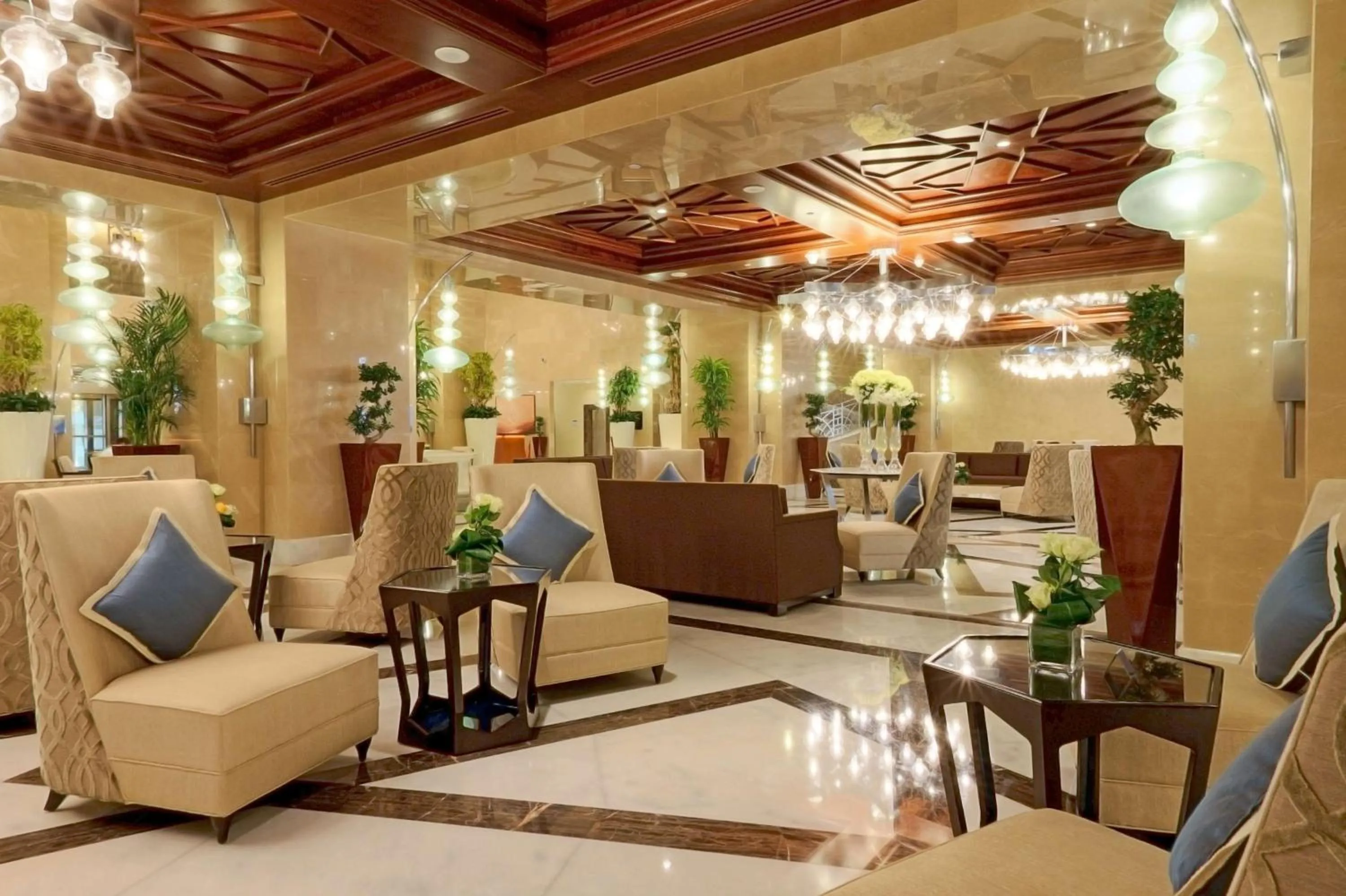 Lobby or reception in Hilton Suites Jabal Omar Makkah