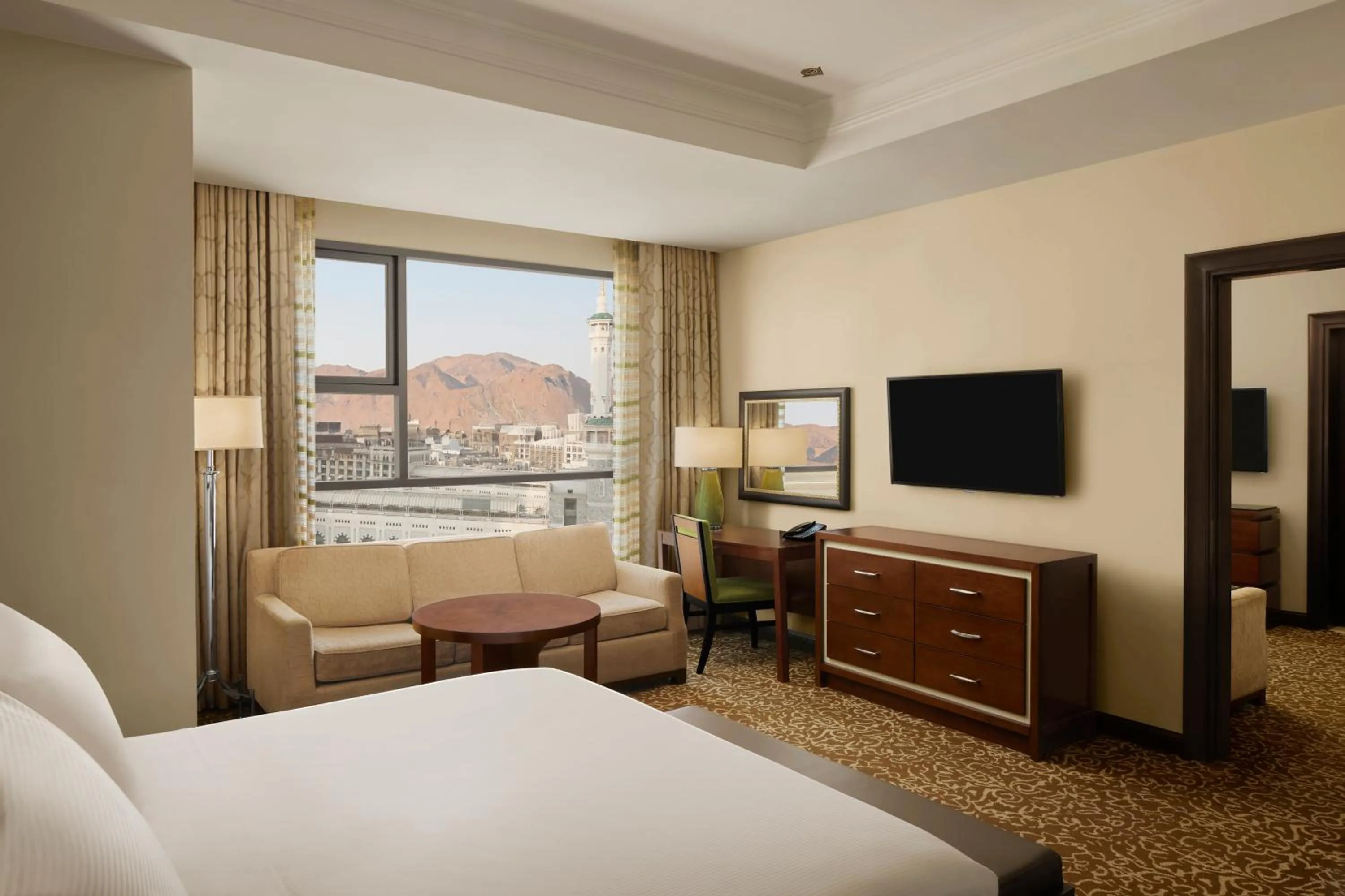 Bed in Hilton Suites Jabal Omar Makkah