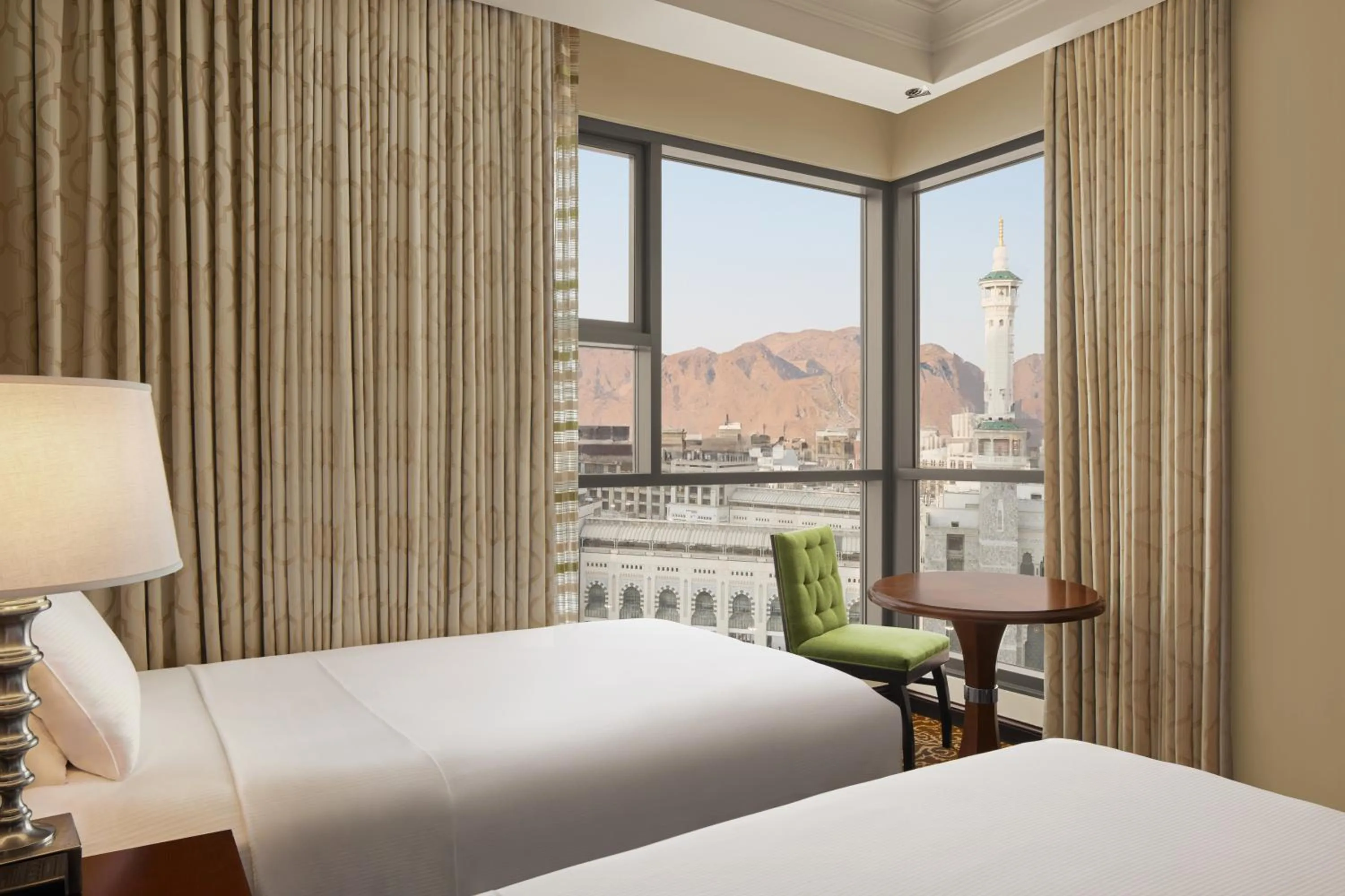 Bed in Hilton Suites Jabal Omar Makkah