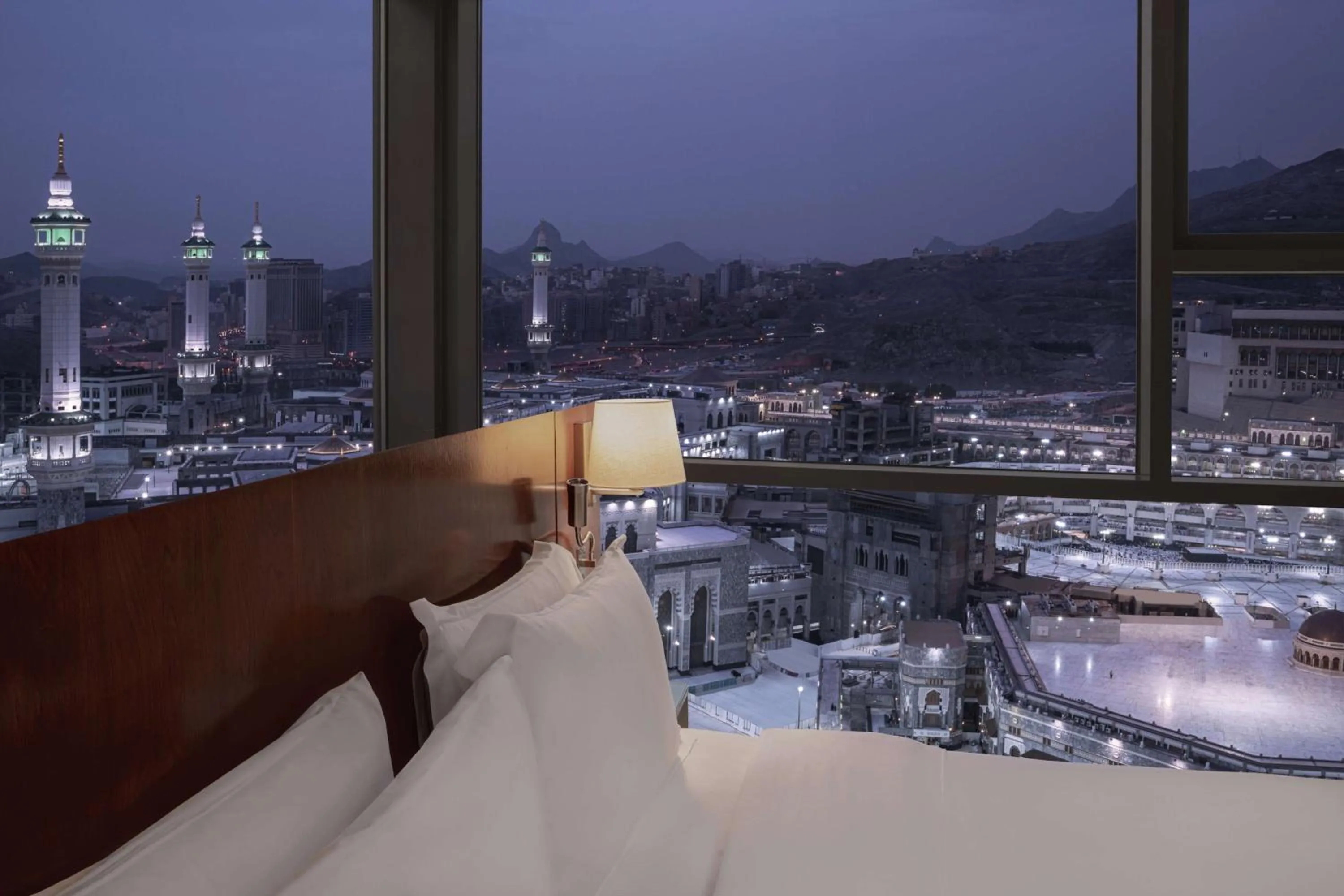 Bed in Hilton Suites Jabal Omar Makkah