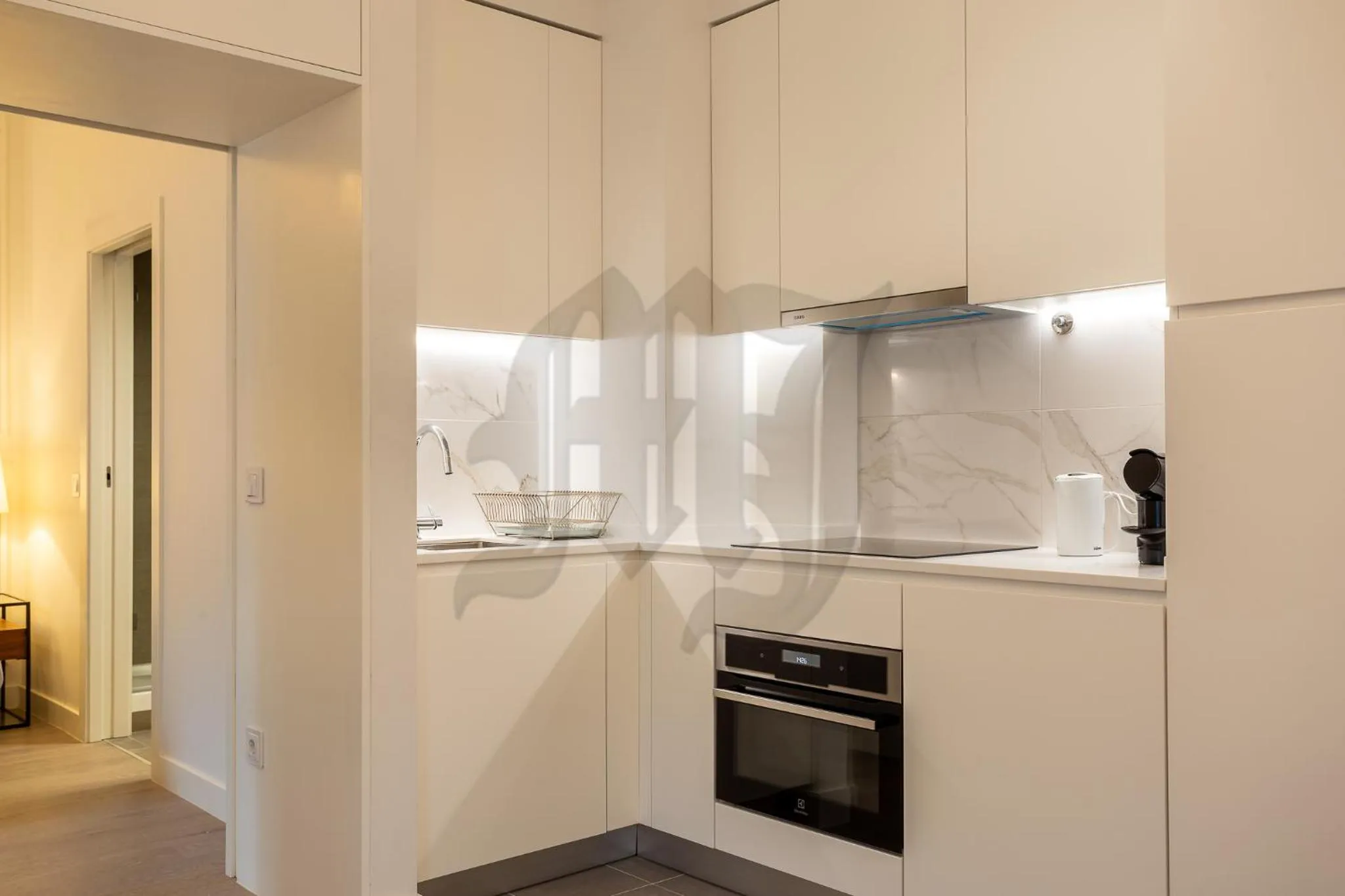 Kitchen or kitchenette in Morgan-Jupiter Apartments