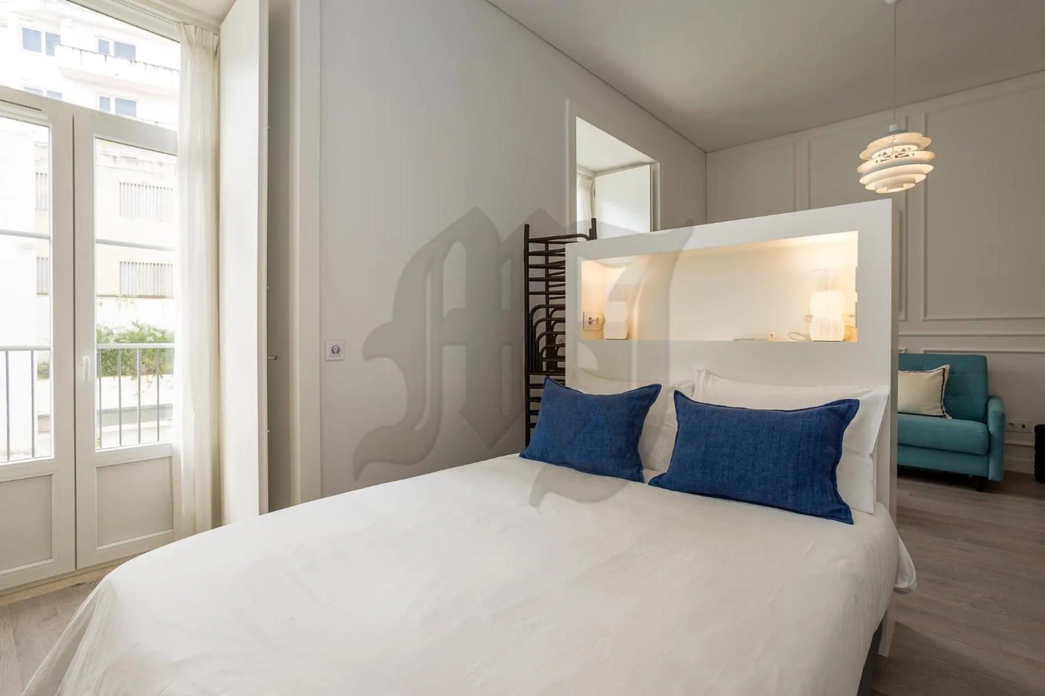 Photo of the whole room, Bed in Morgan-Jupiter Apartments