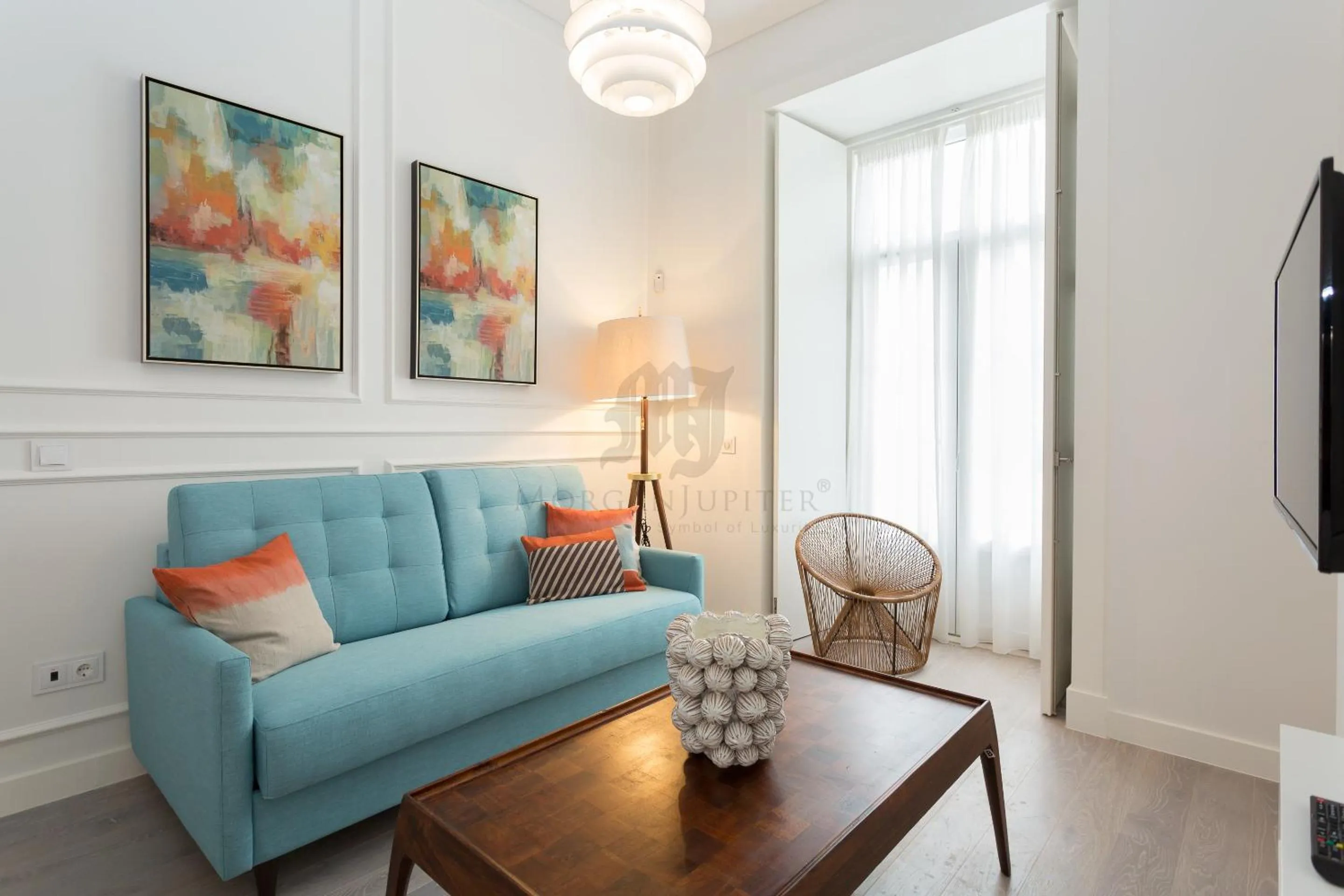 Living room in Morgan-Jupiter Apartments