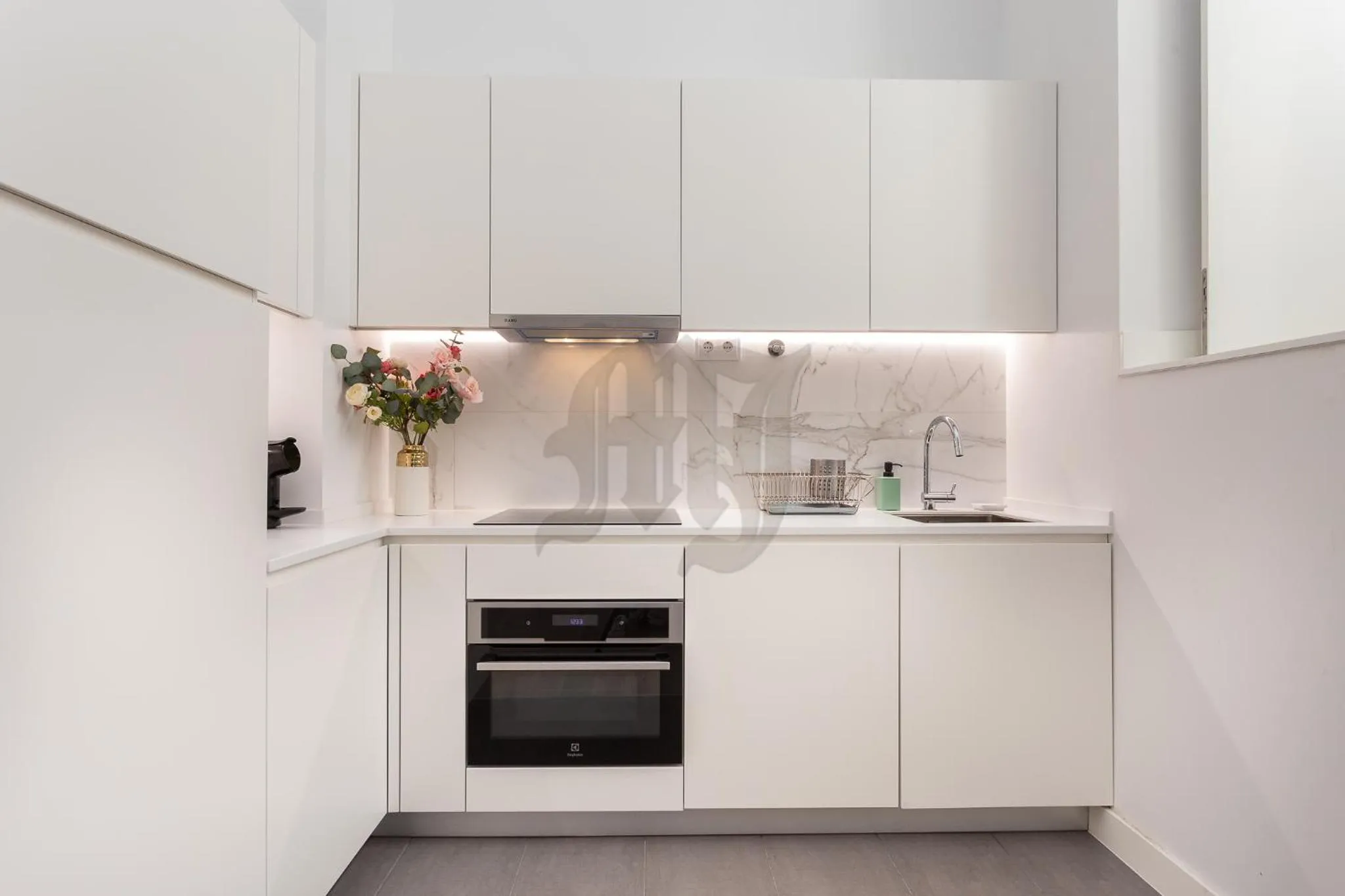 Kitchen or kitchenette in Morgan-Jupiter Apartments