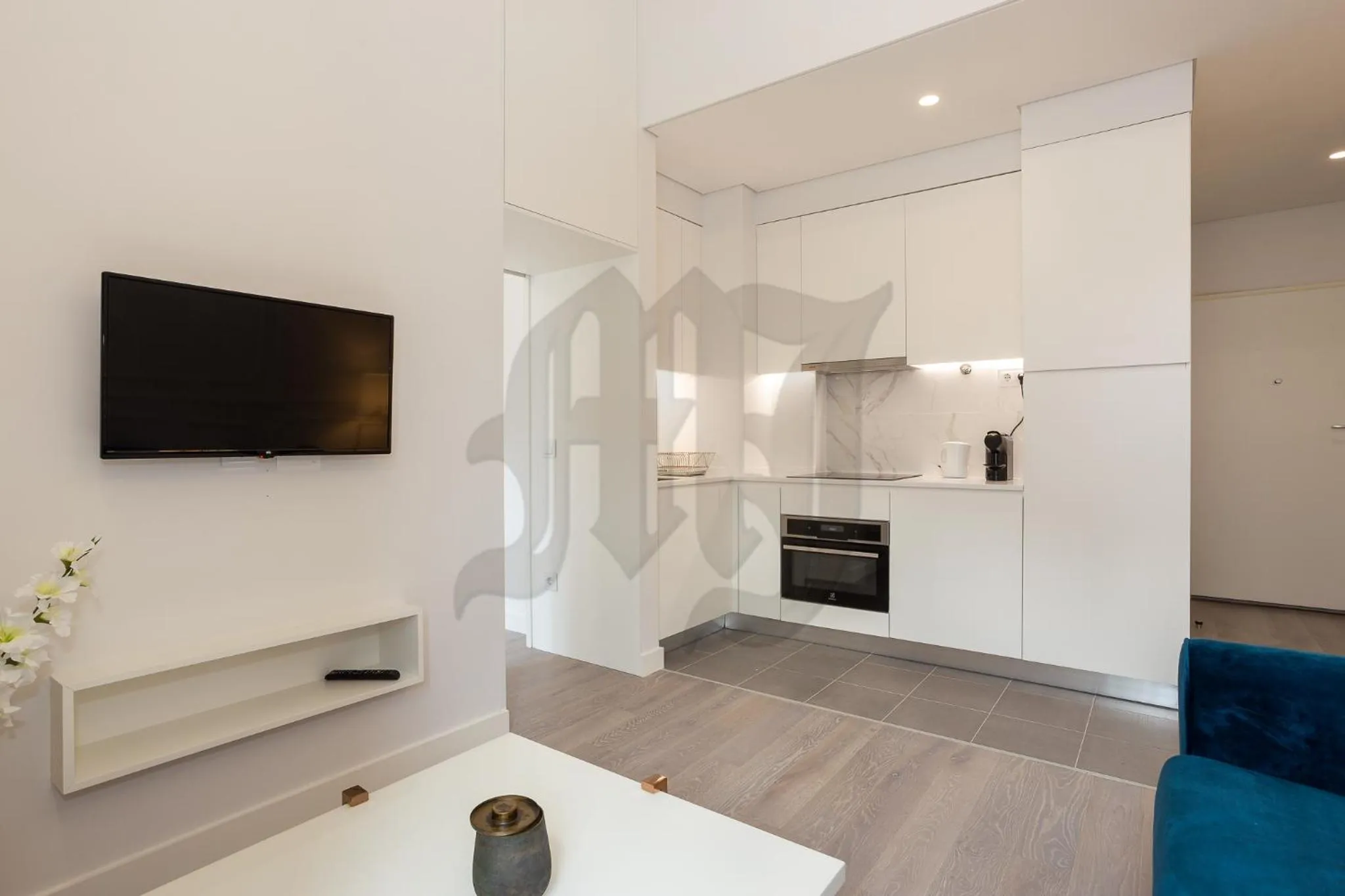 Kitchen or kitchenette in Morgan-Jupiter Apartments