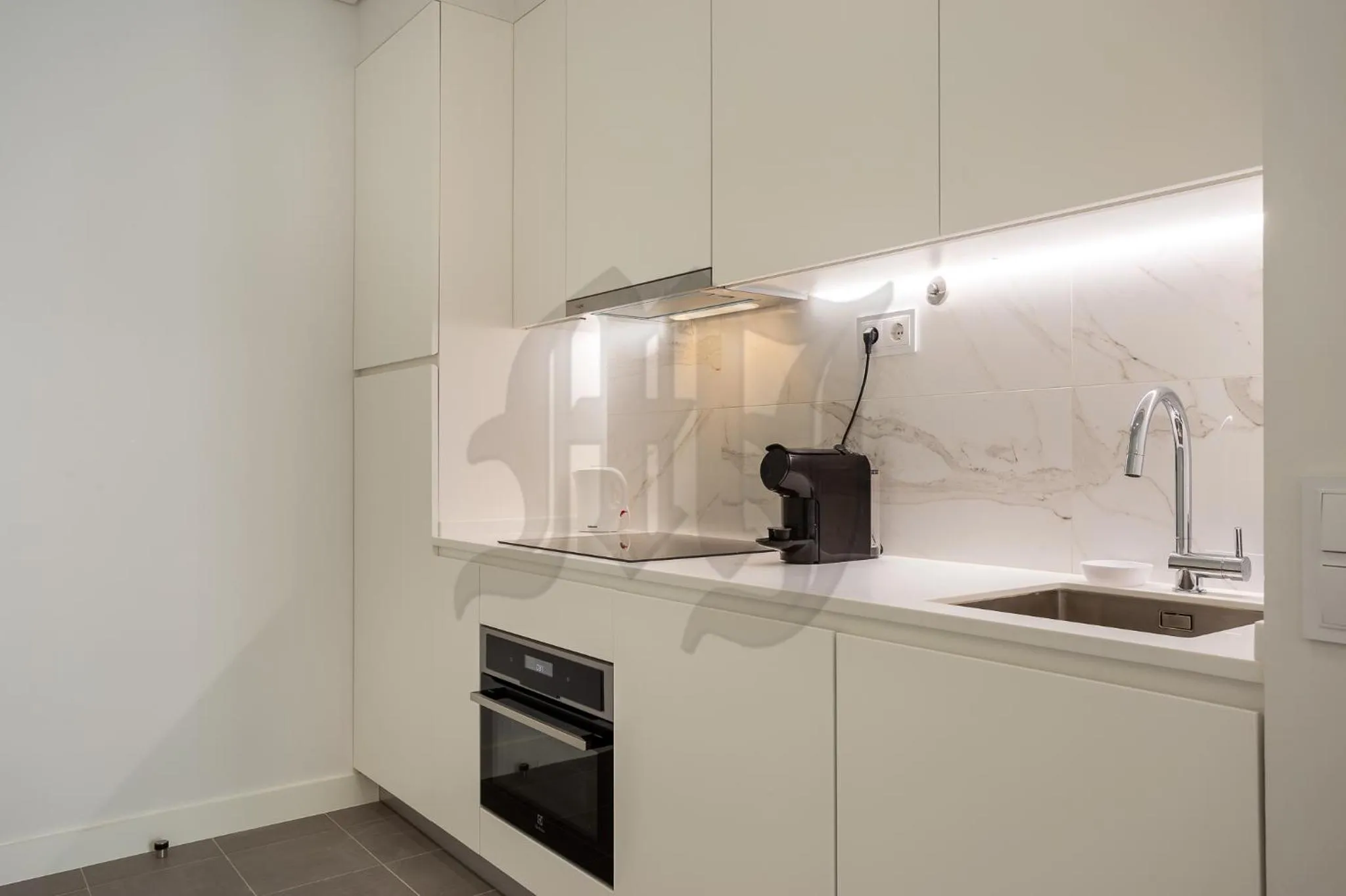 Kitchen or kitchenette in Morgan-Jupiter Apartments