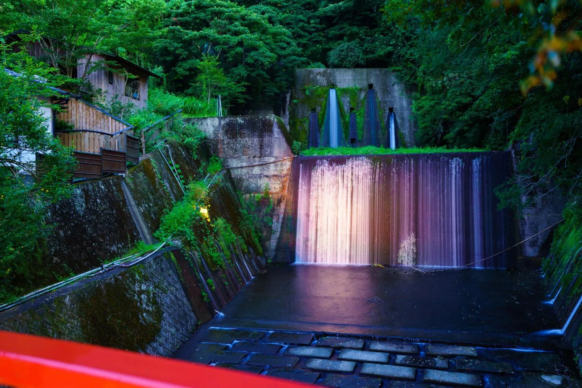 Natural landscape in Beppu Showaen