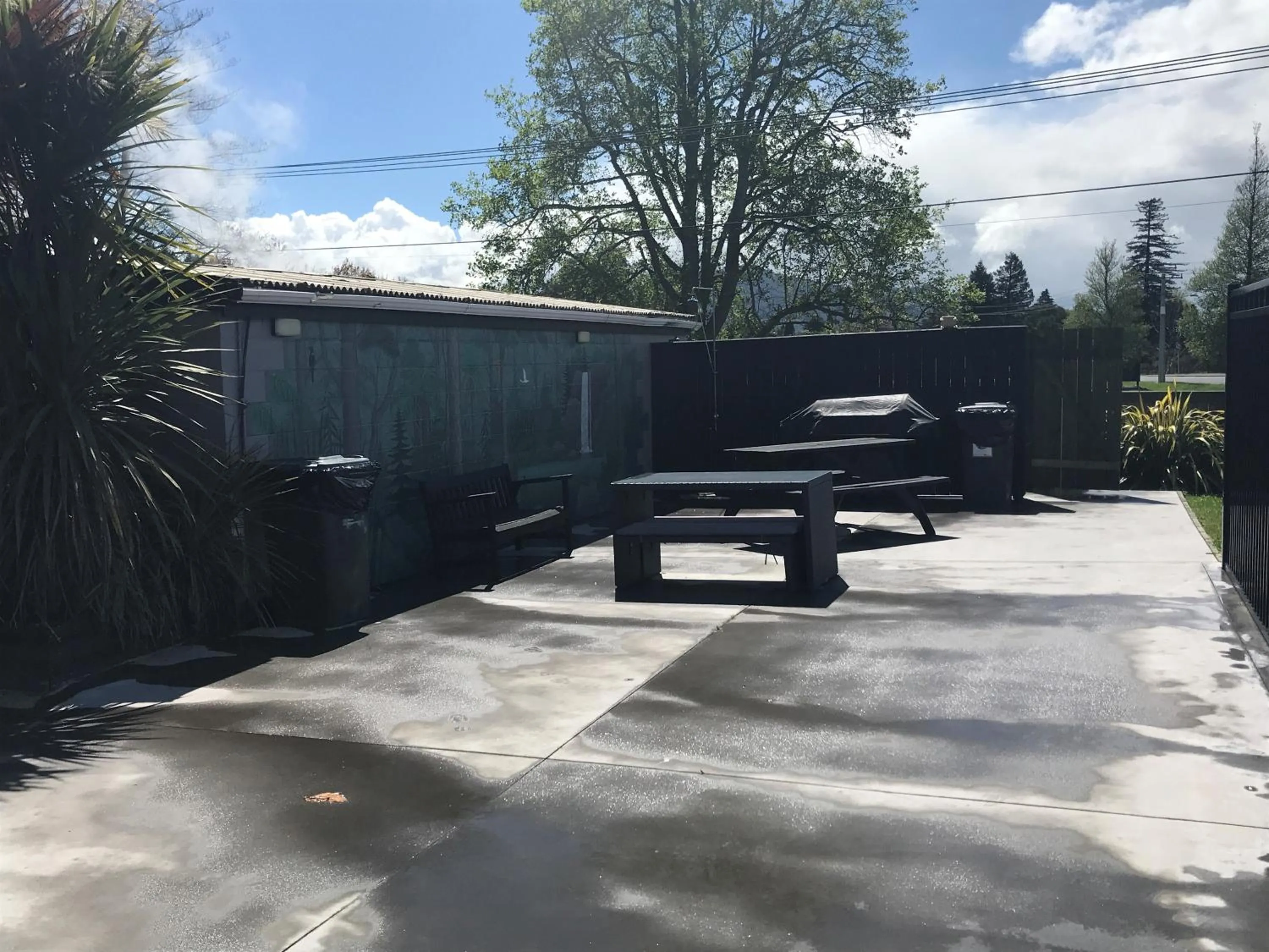 BBQ facilities in Rotorua Thermal Holiday Park