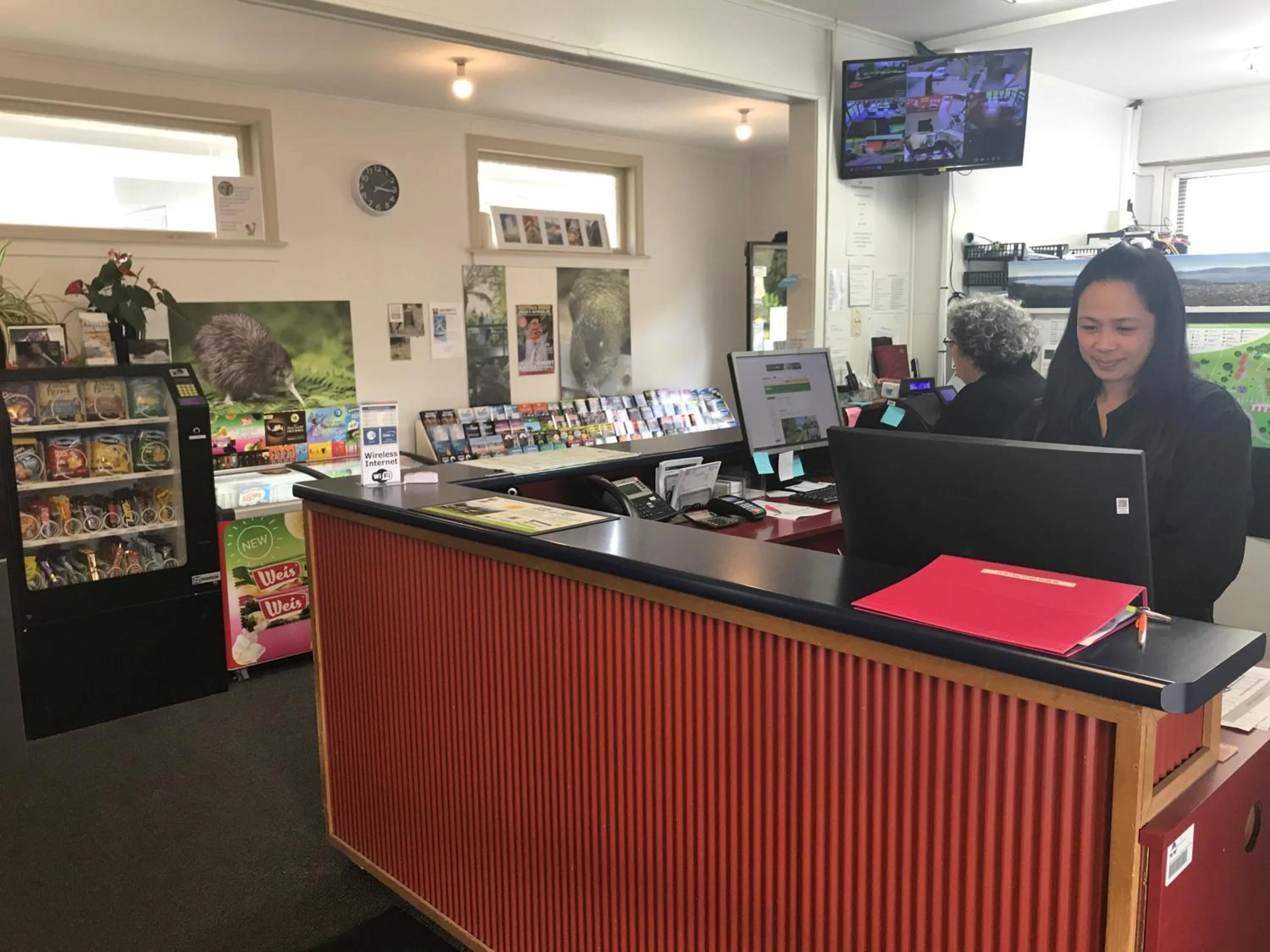 Lobby or reception in Rotorua Thermal Holiday Park