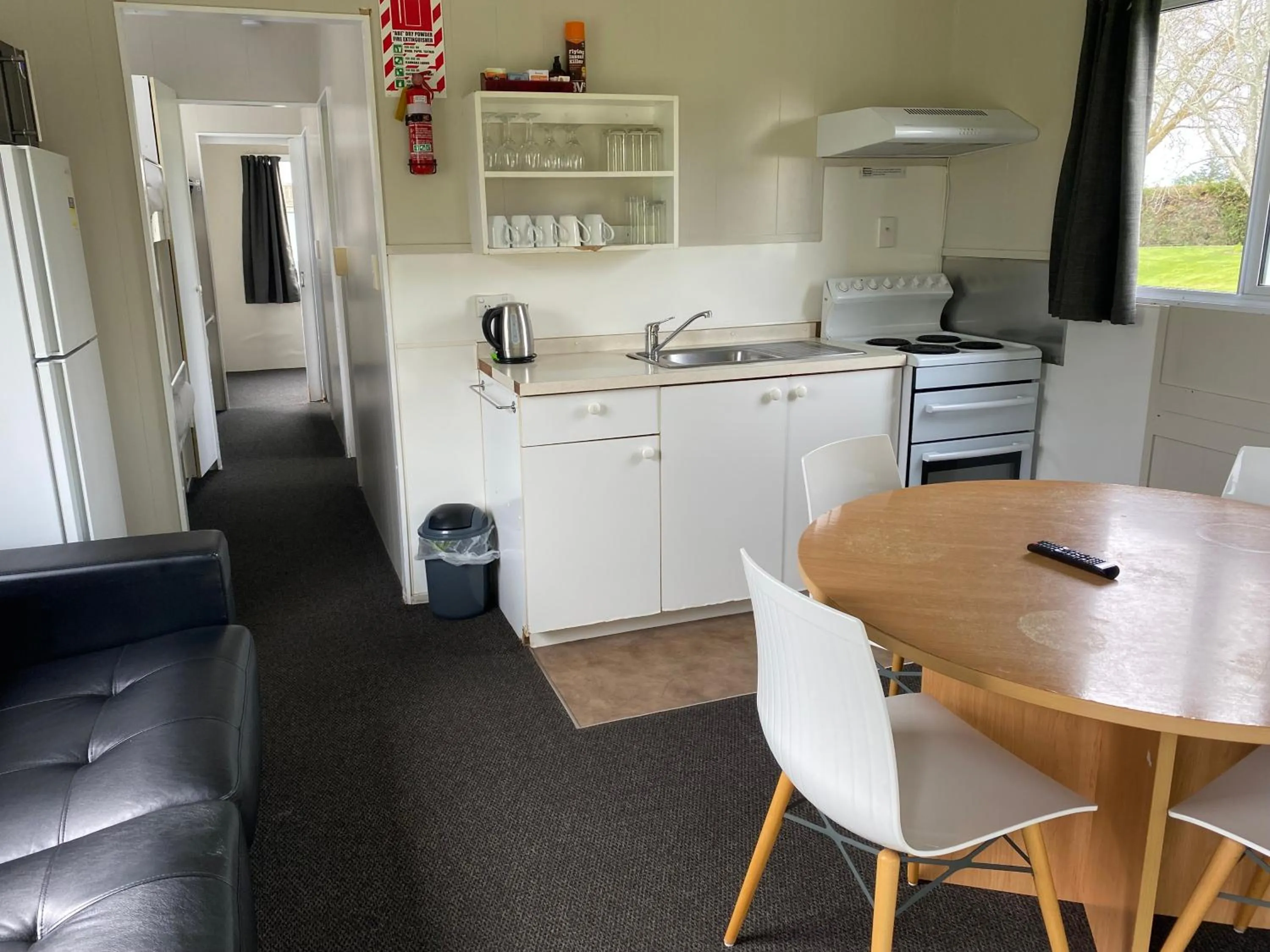 Dining area in Rotorua Thermal Holiday Park