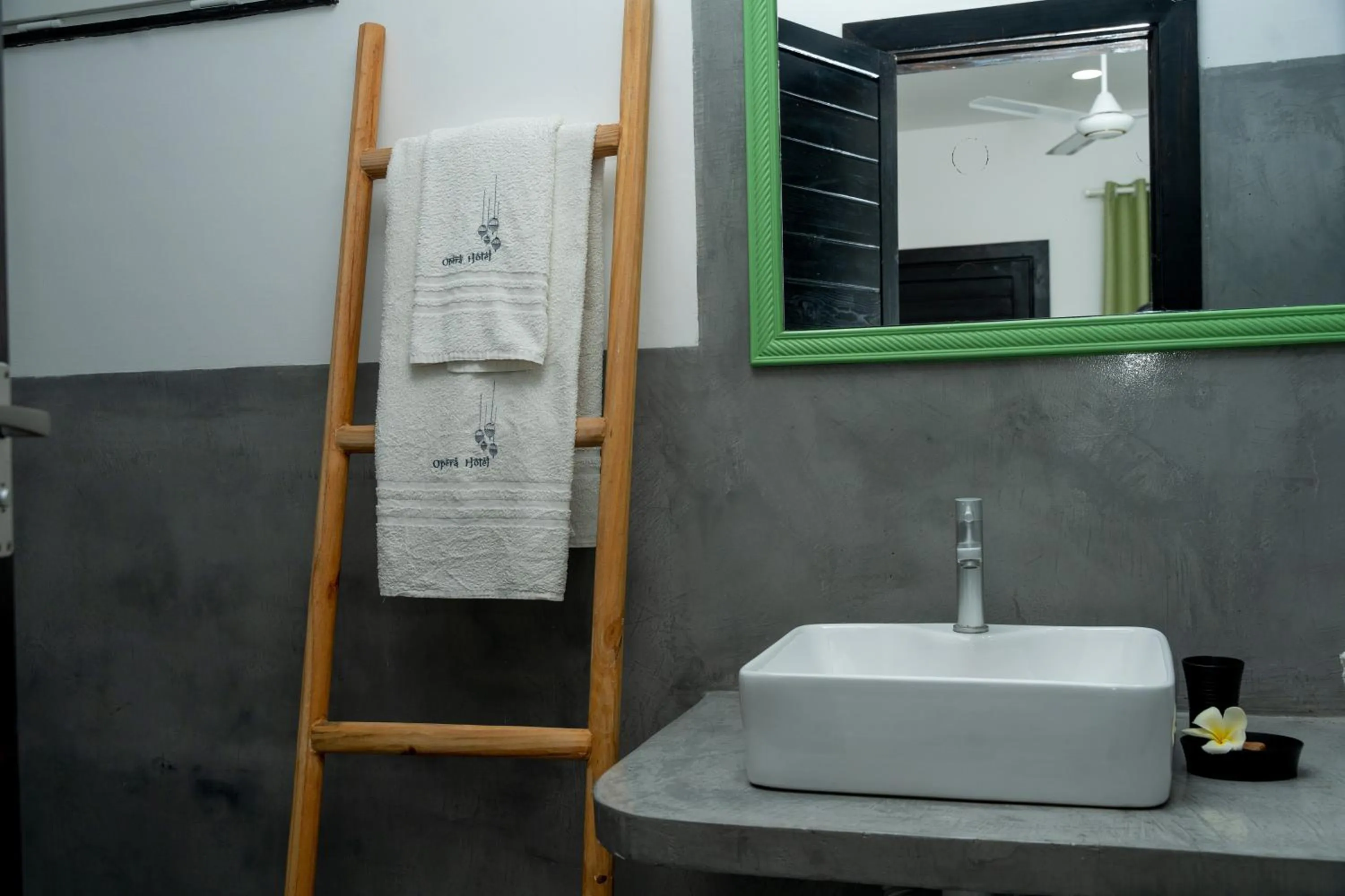 Bathroom in Opera Hotel