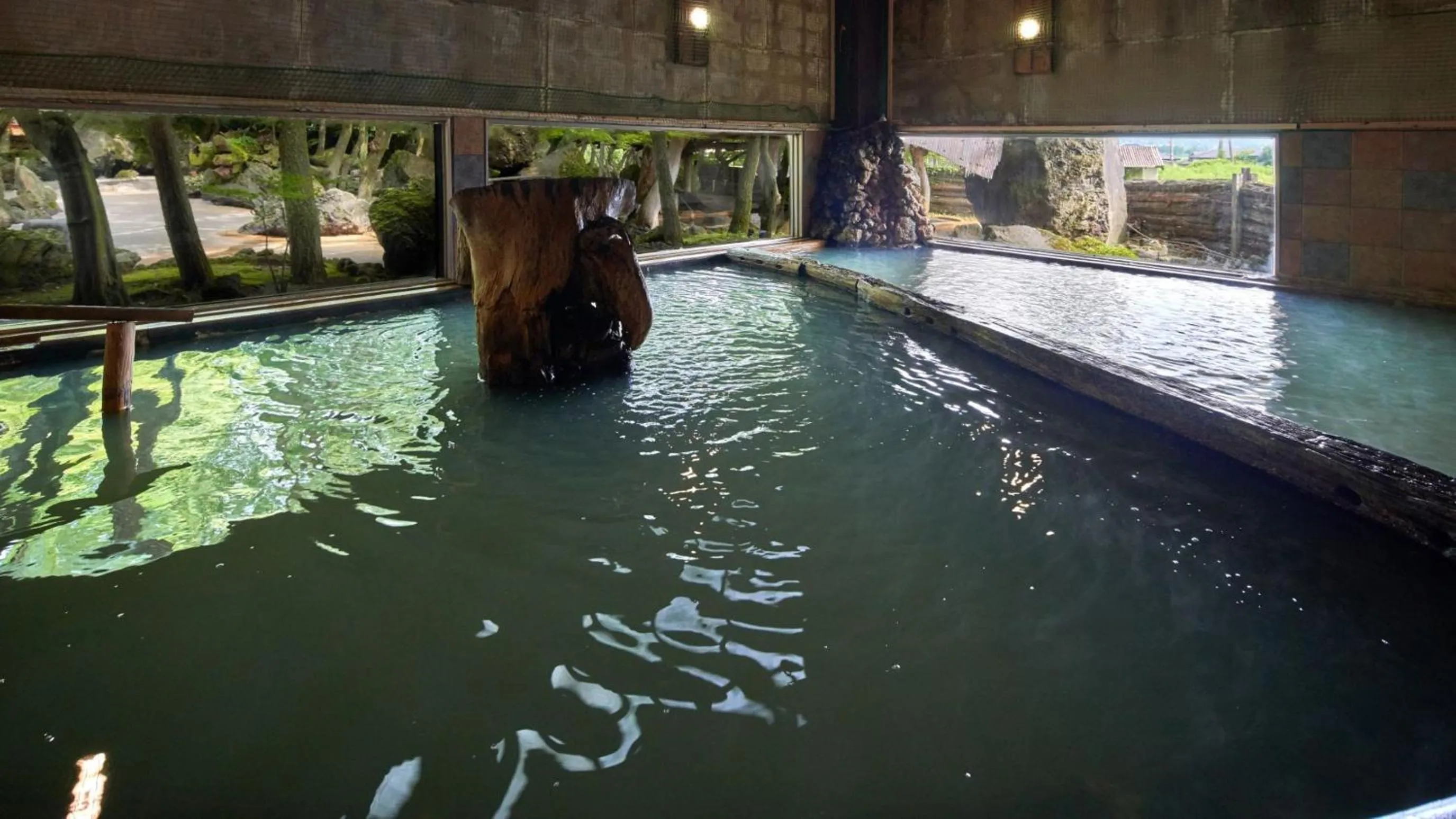 Open Air Bath in Aso Baien Spa Resort