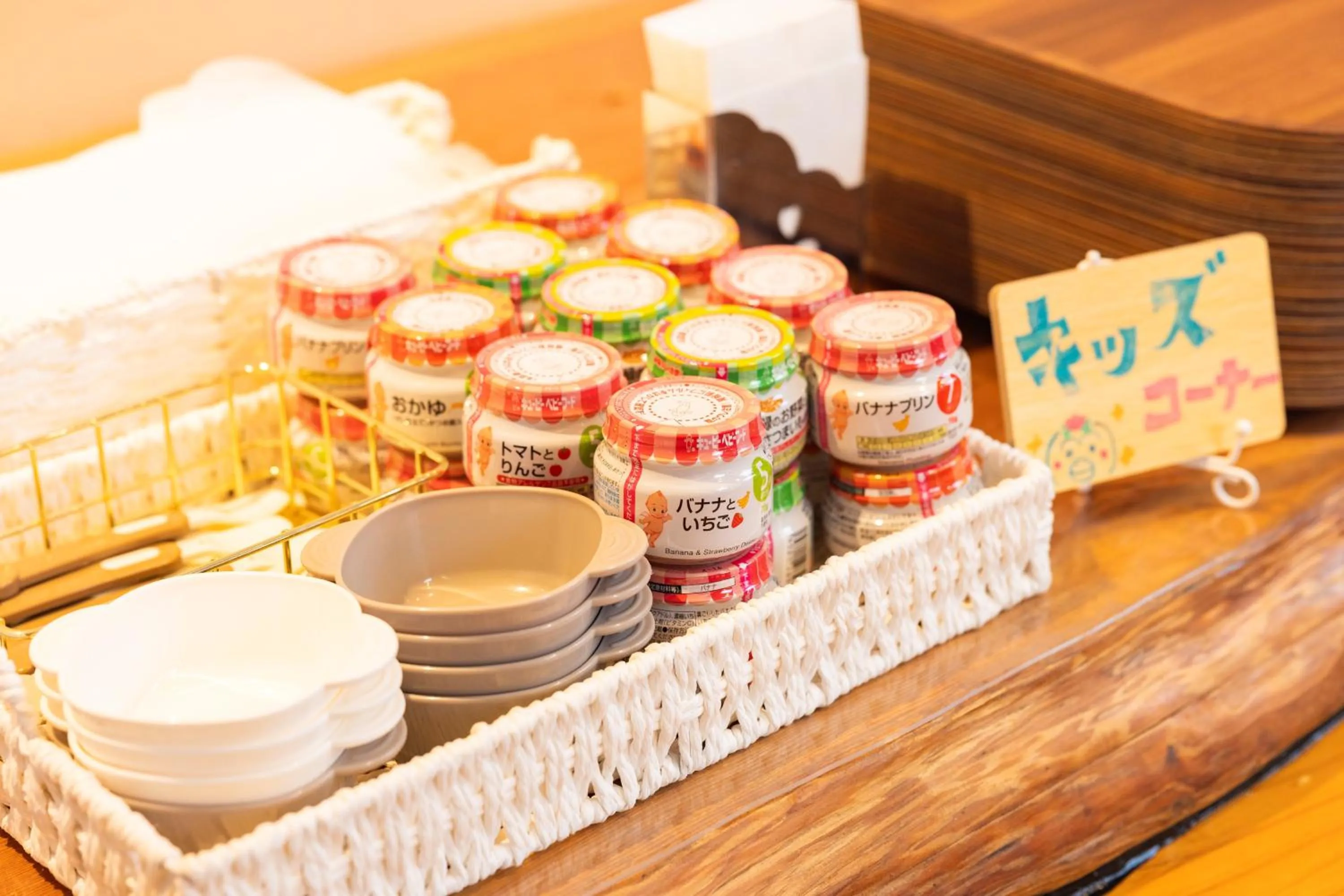 Food and drinks in Aso Baien Spa Resort