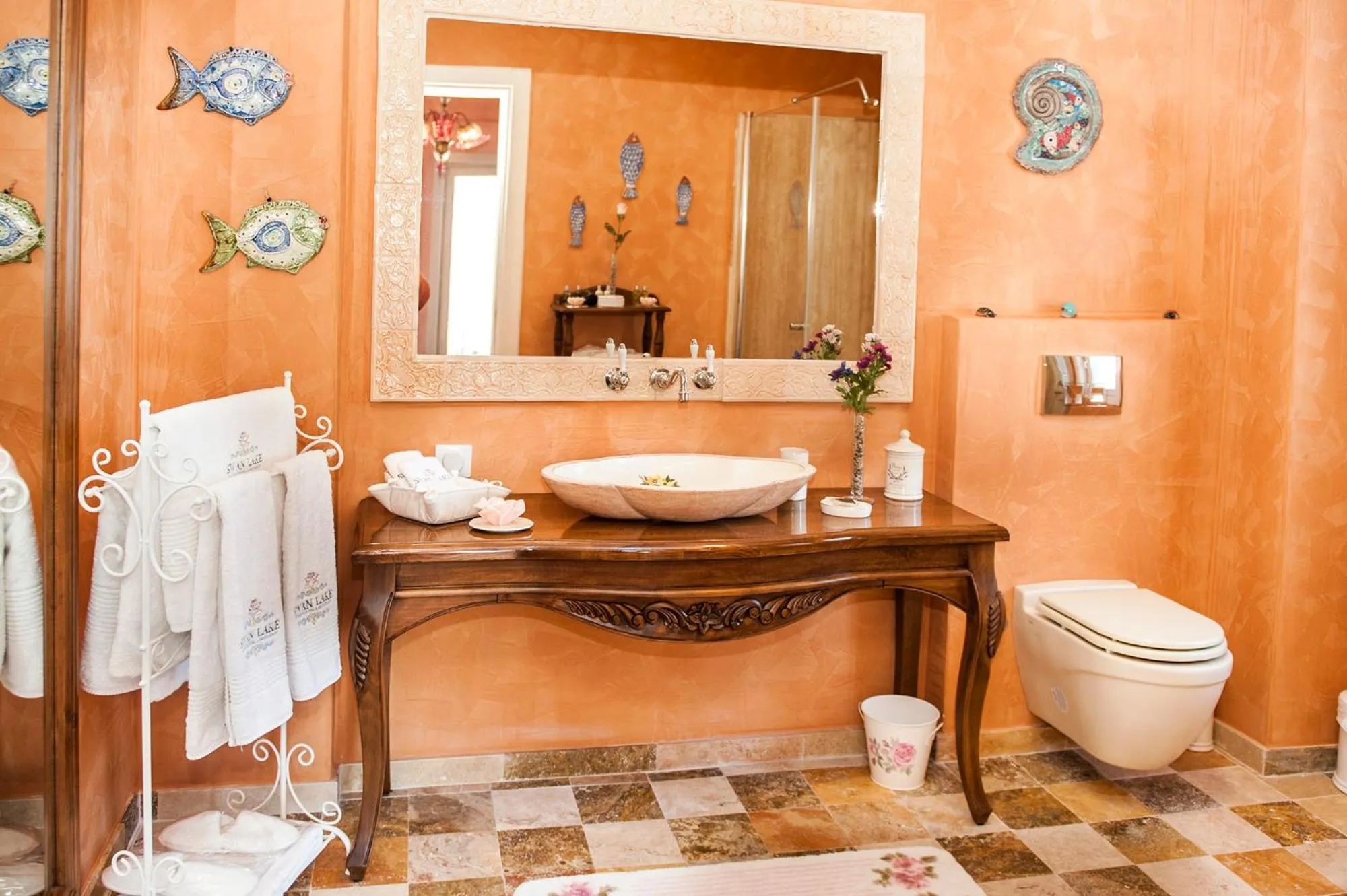 Bathroom in Swan Lake Hotel - Adult Only