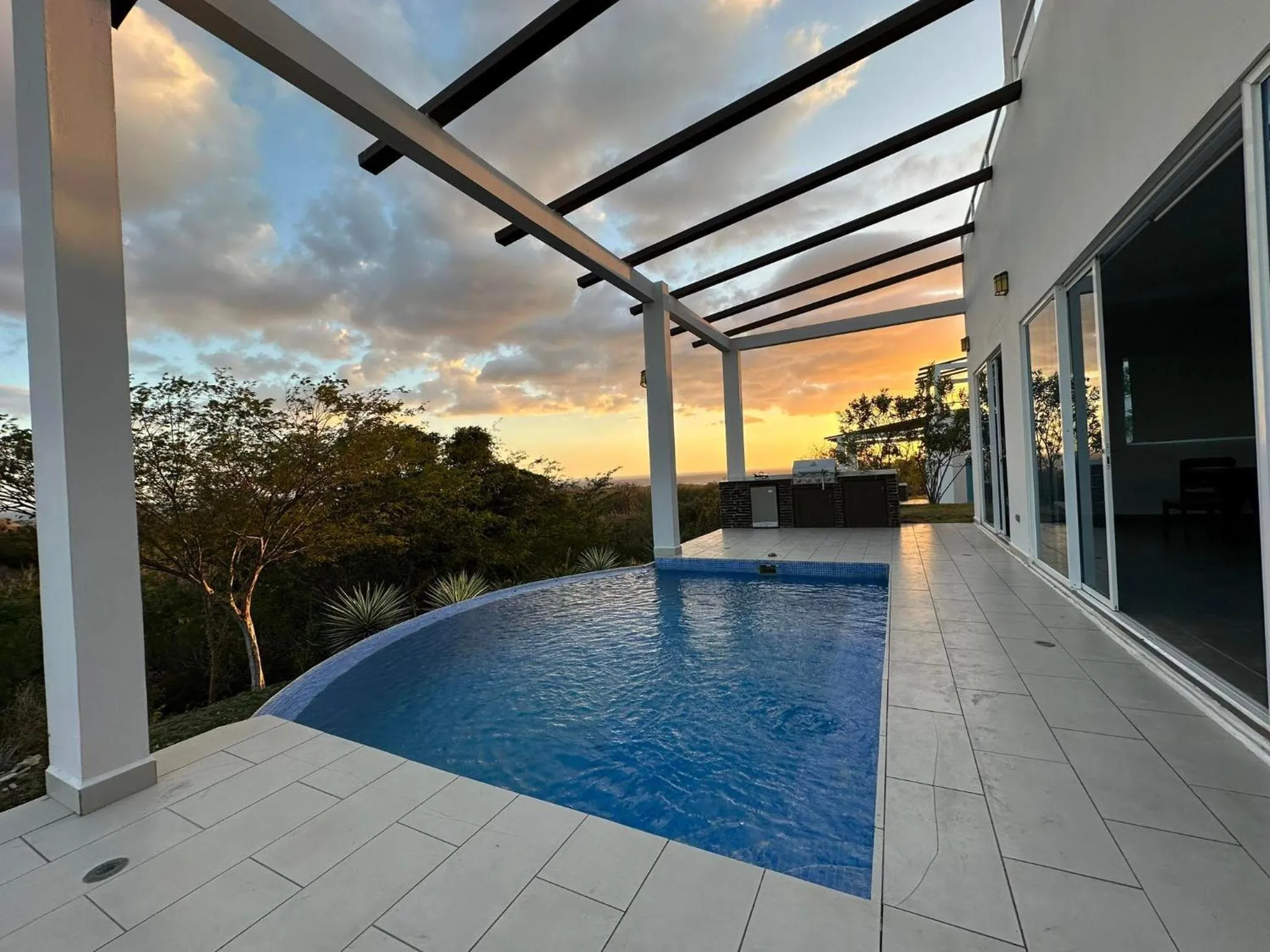 Sunset in Surf Ranch Resort - Popoyo