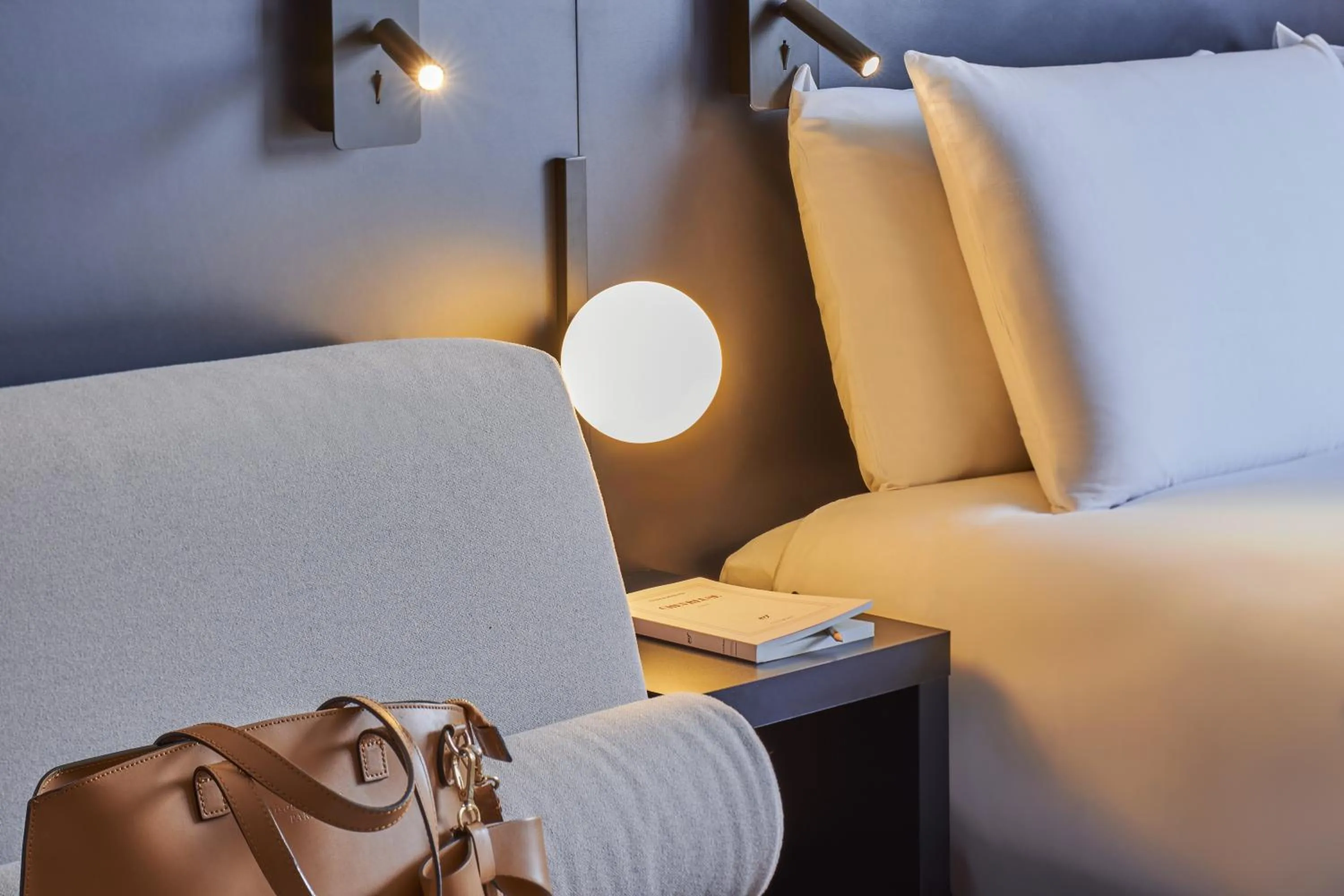 Decorative detail, Bed in Mercure Paris 15 Porte de Versailles