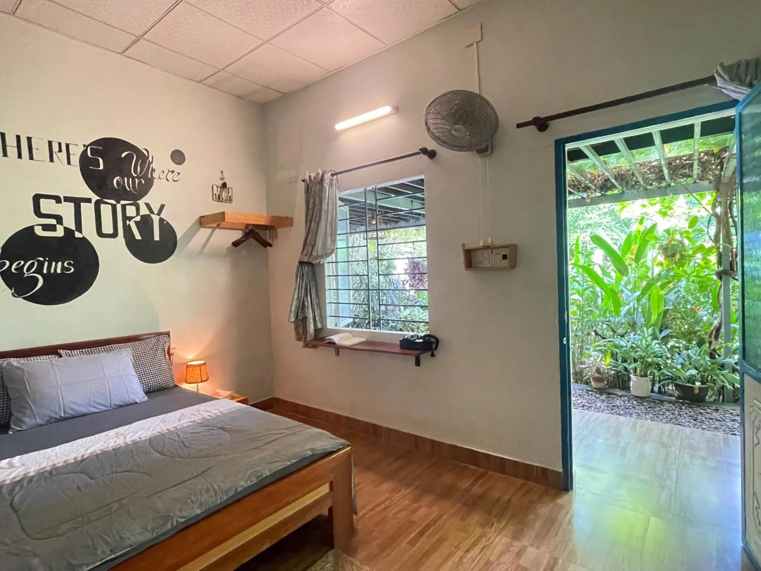 Bed in Yellow Farm Homestay at Tuy Hòa Phú Yên