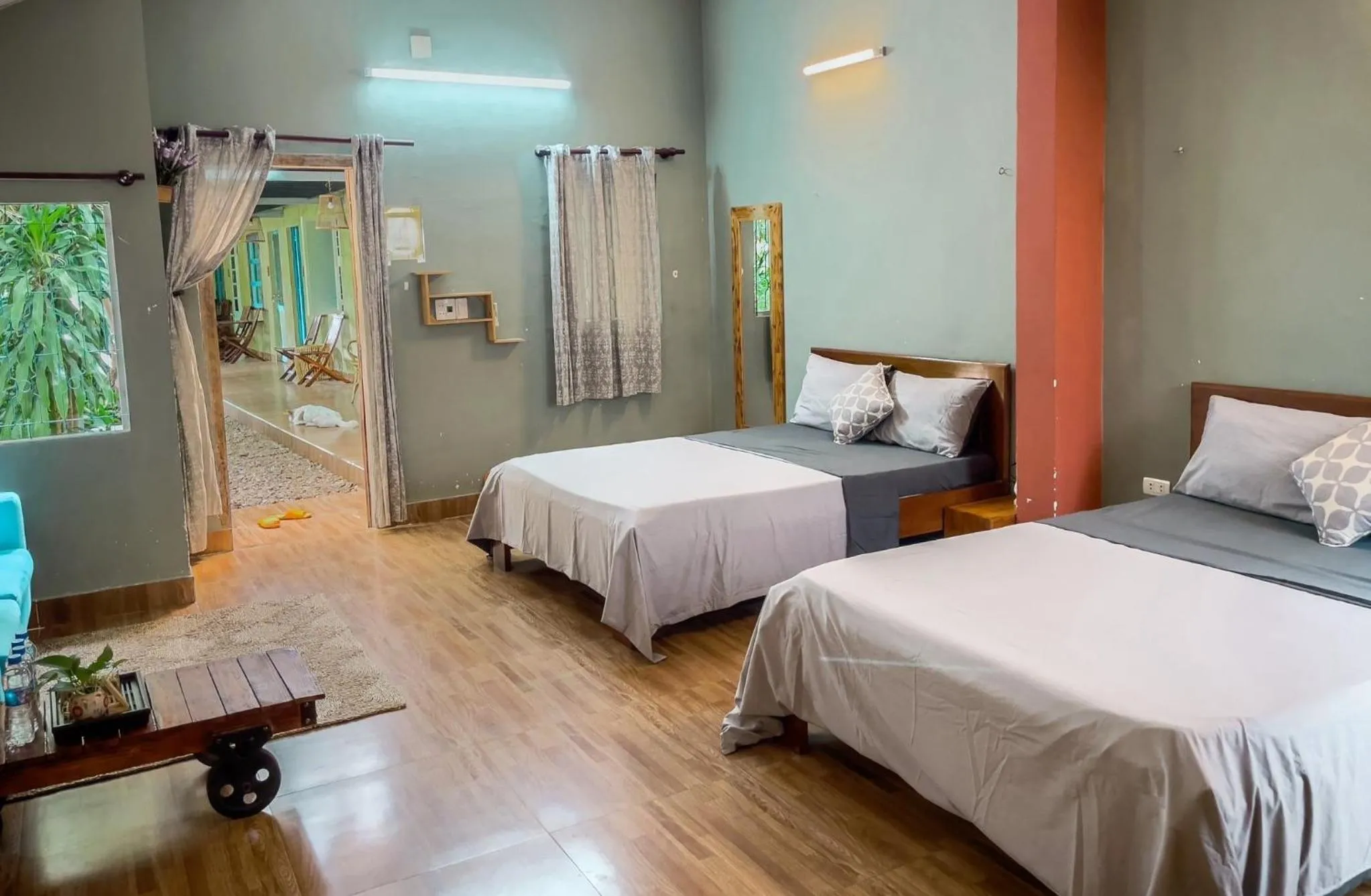 Bed in Yellow Farm Homestay at Tuy Hòa Phú Yên