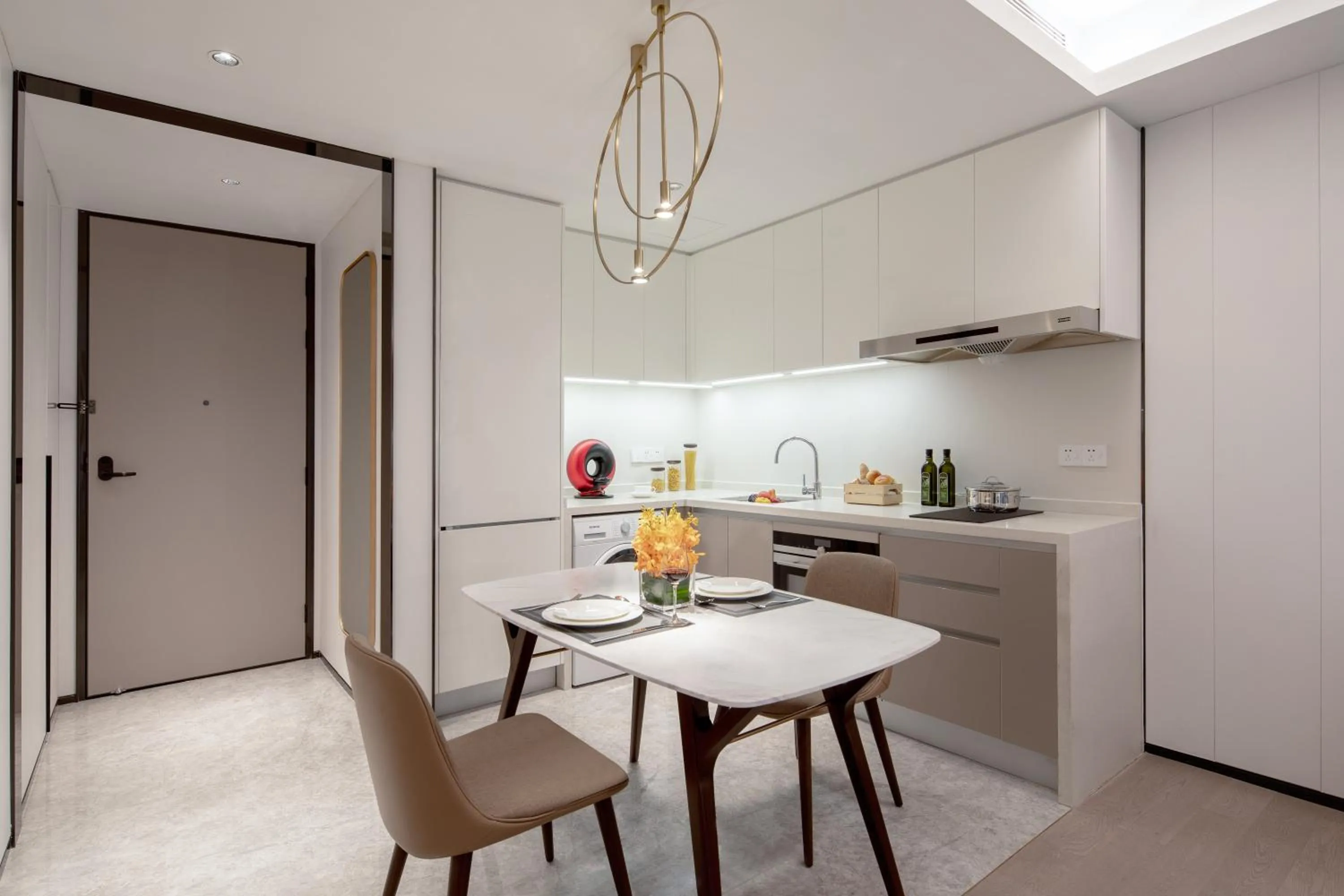 Dining area in Ascott Raffles City Chongqing