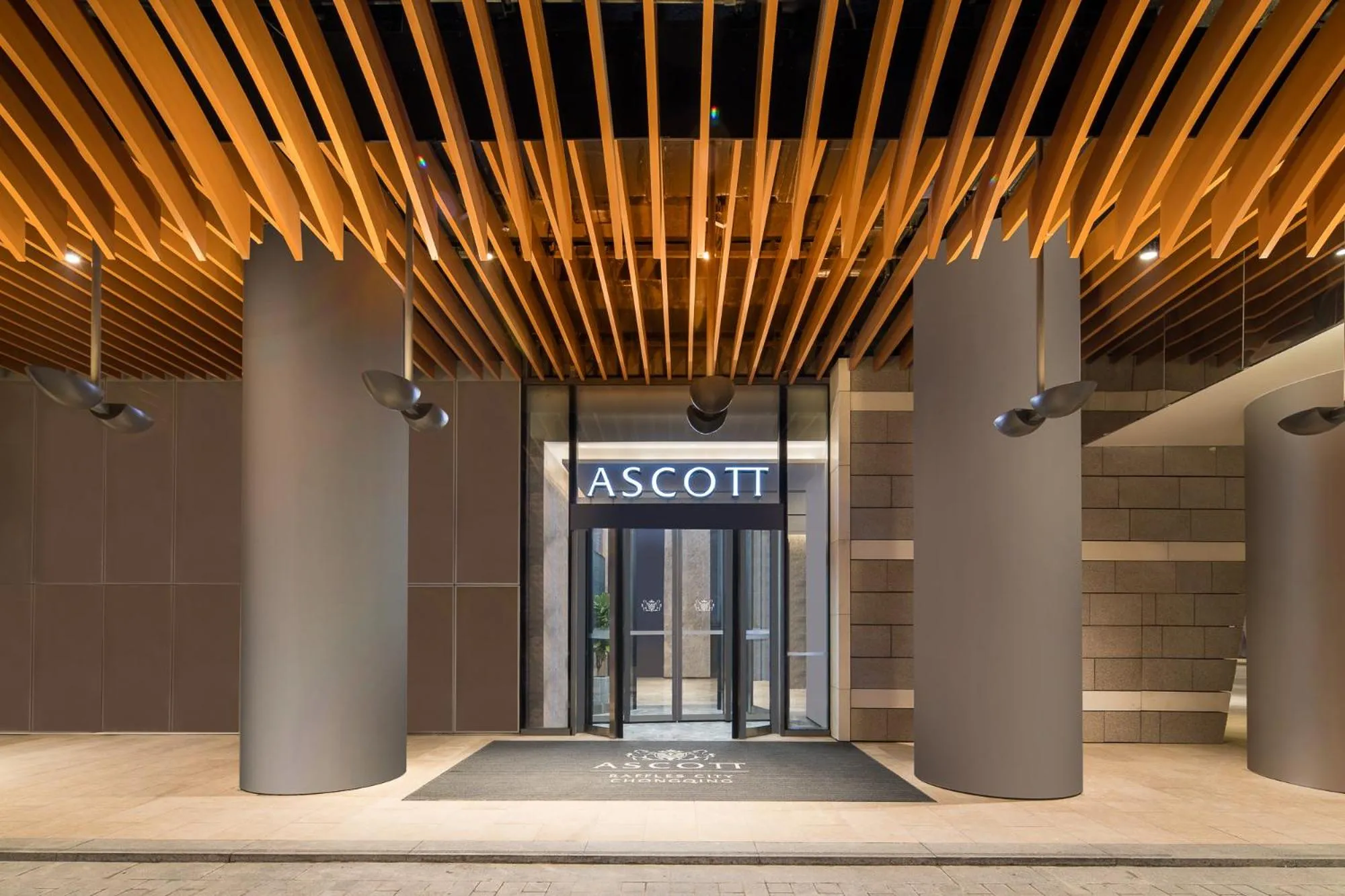 Property building in Ascott Raffles City Chongqing