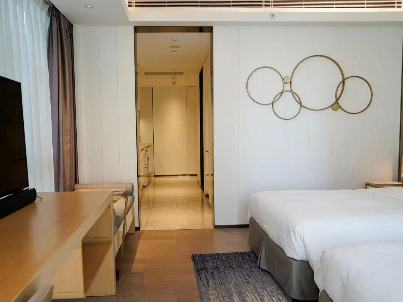 Bedroom, Bed in Ascott Raffles City Chongqing