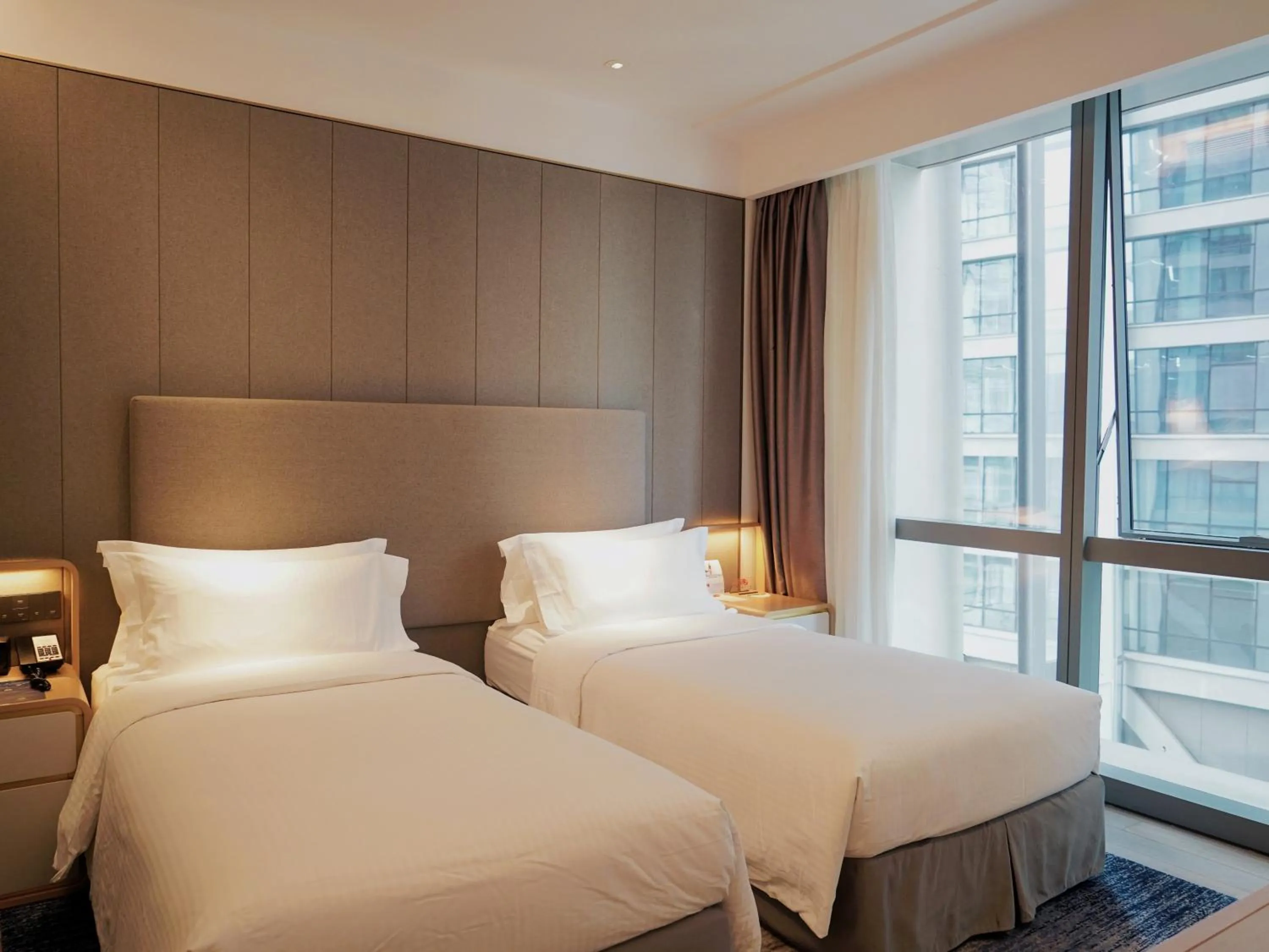 Bed in Ascott Raffles City Chongqing