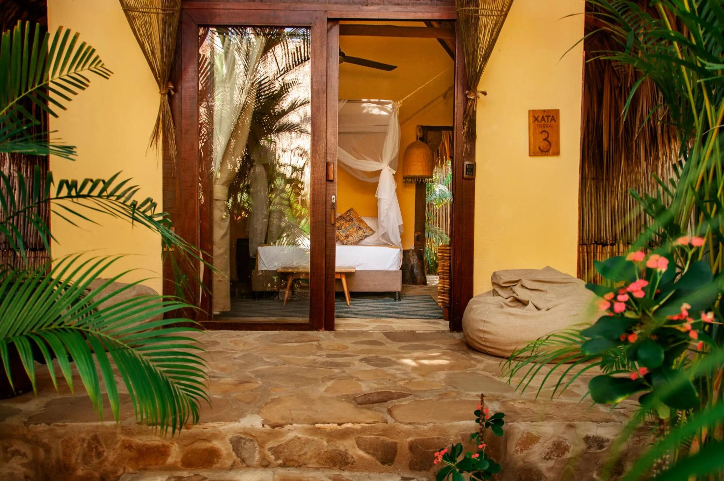 Facade/entrance, Bed in Eco Xata