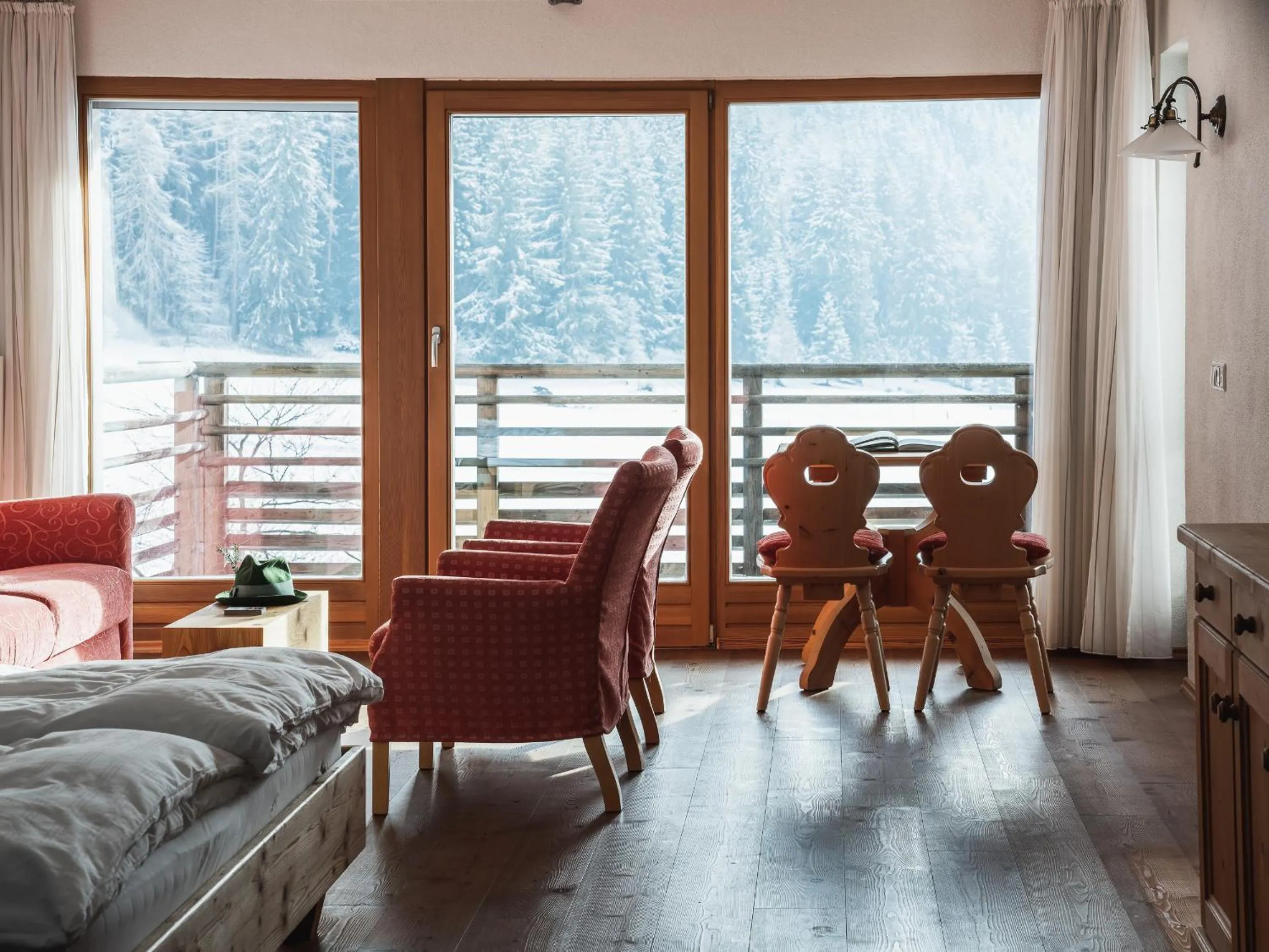 View (from property/room), Bed in Frida am Wald