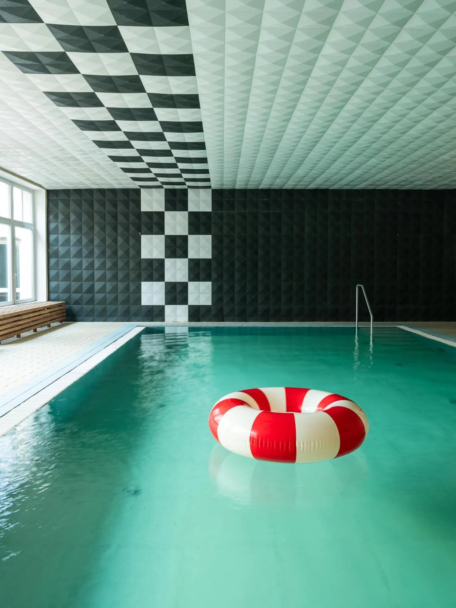 Pool view in Frida am Wald