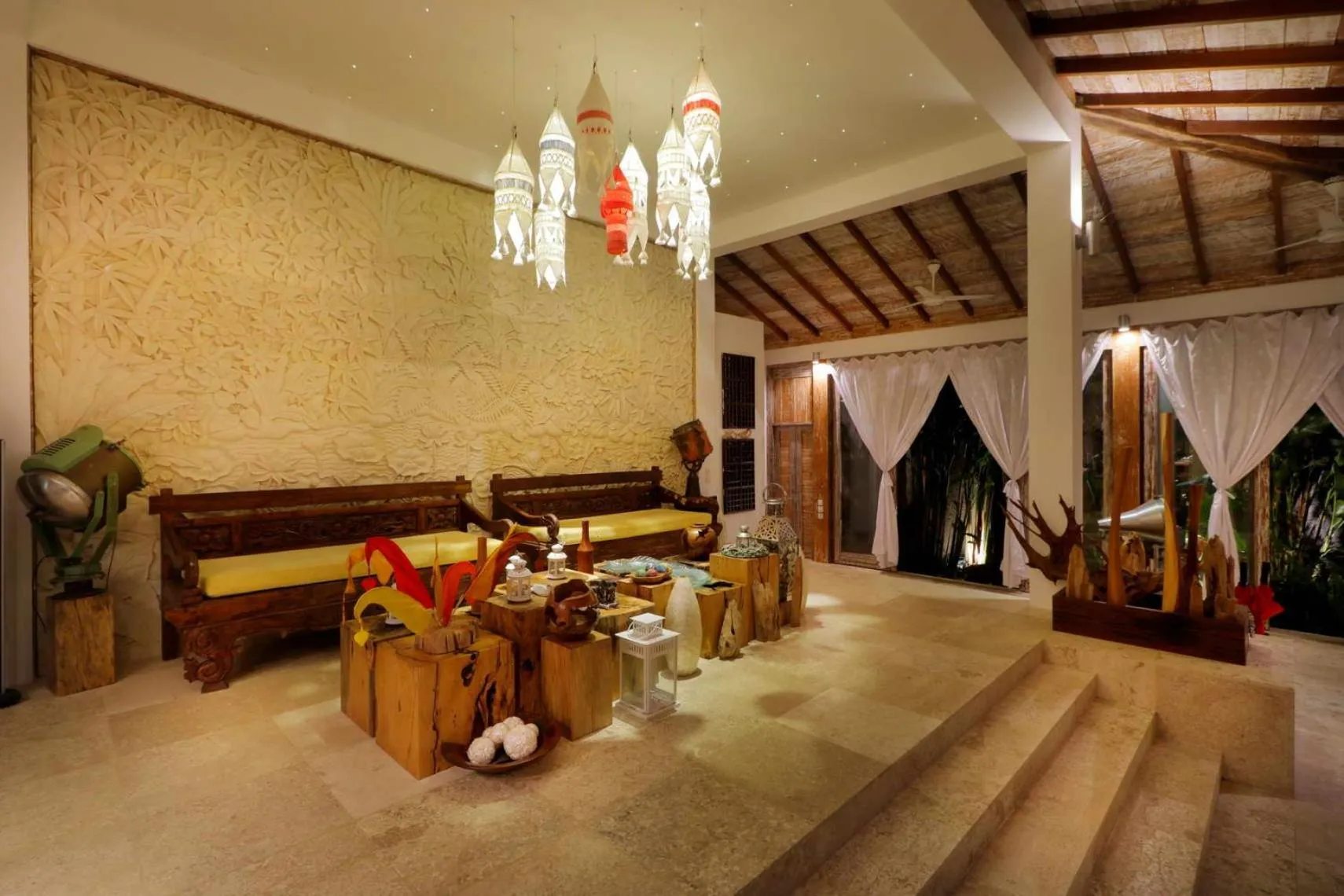 Living room in The Bejalin Eco Retreat