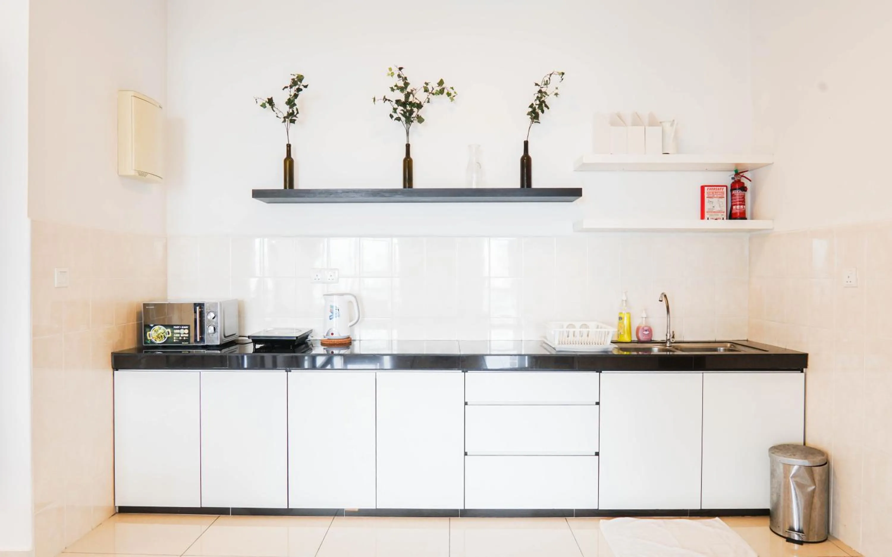 kitchen in Boulevard Service Apartment KL by Airhost