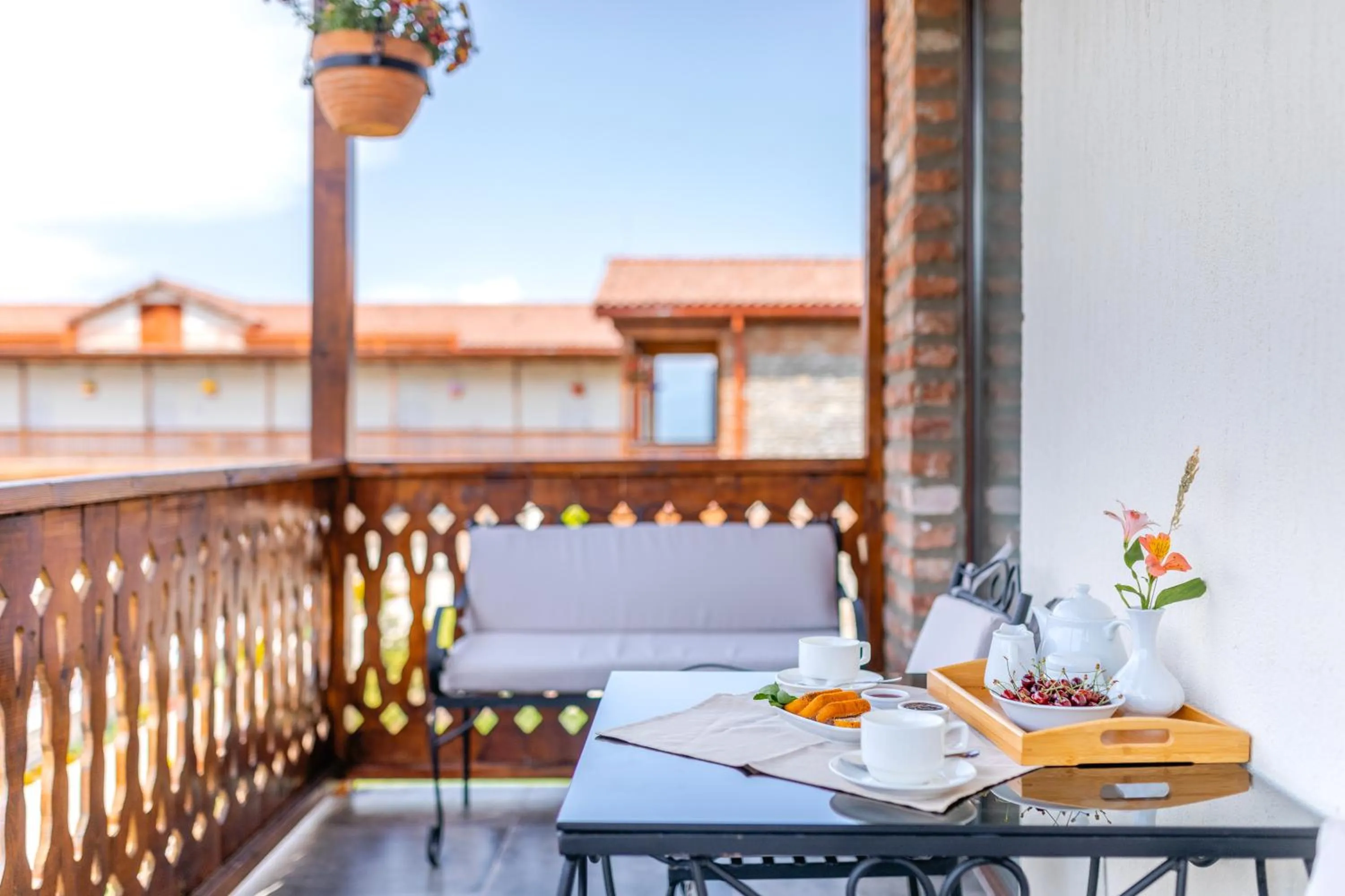 Balcony/Terrace in Château Mosmieri Hotel & Winery