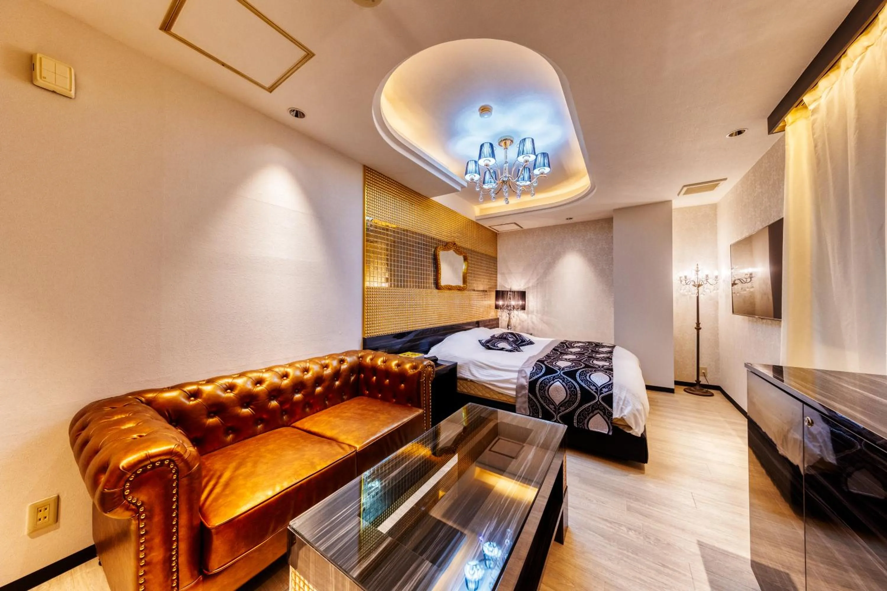 Bed in HOTEL Artia Izumiotsu (Adult Only)