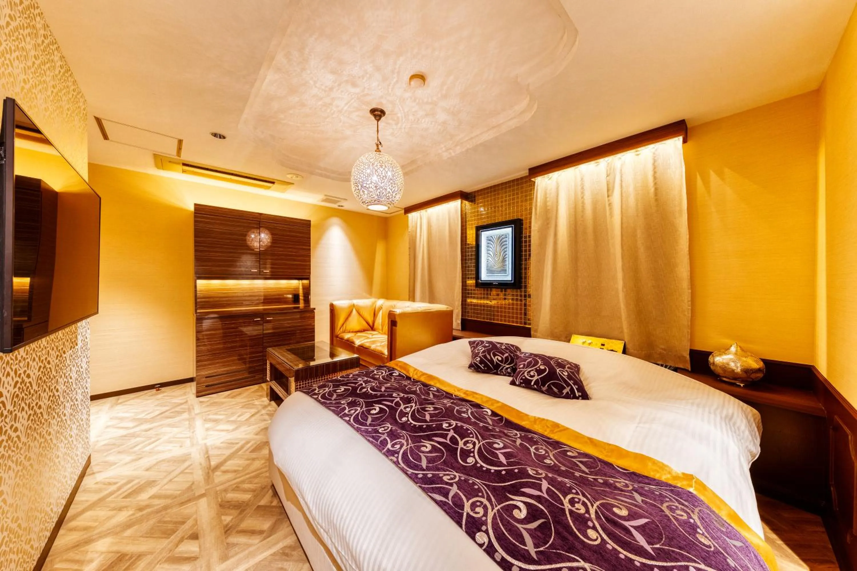 Bed in HOTEL Artia Izumiotsu (Adult Only)