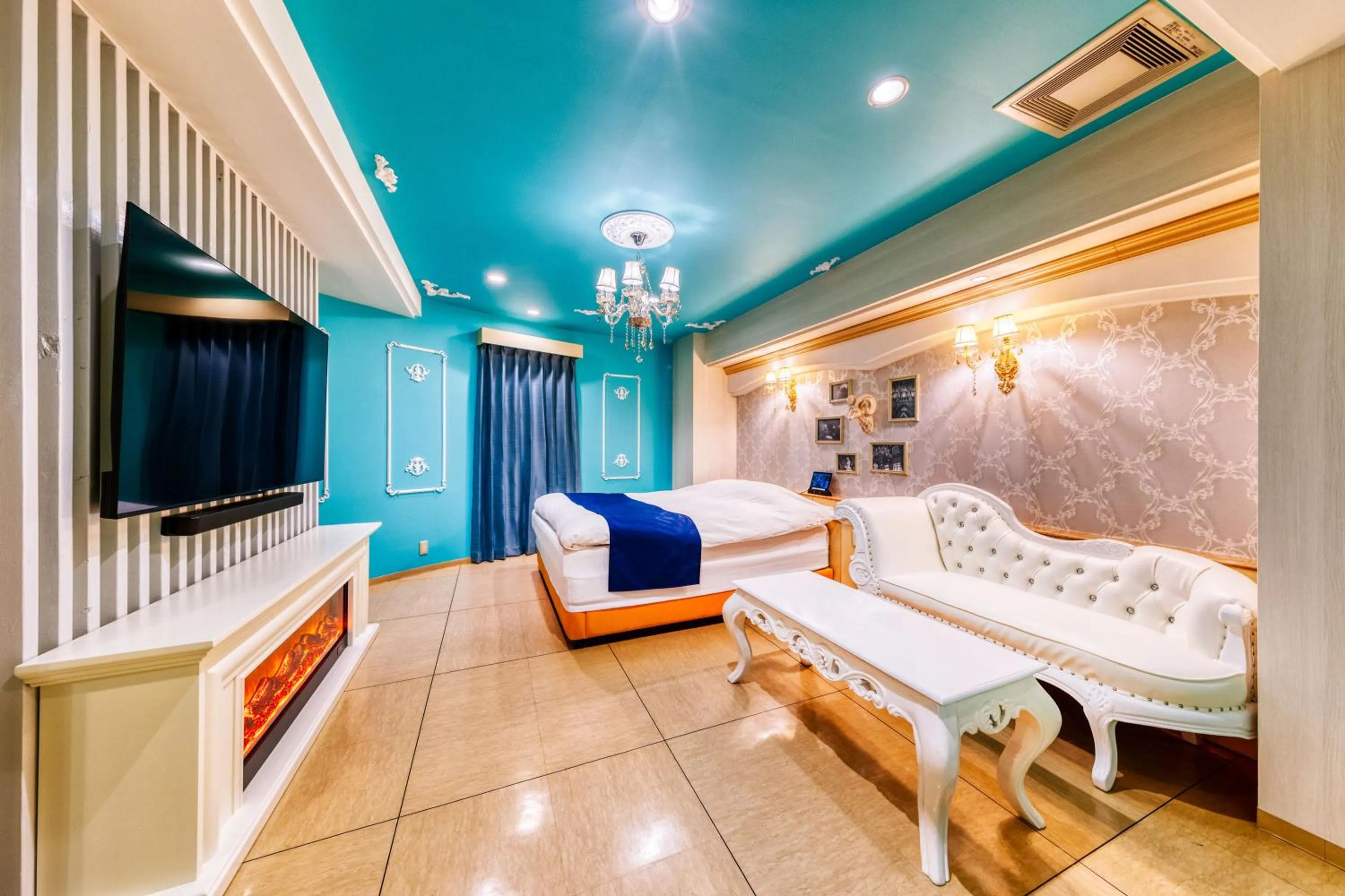 Bed in HOTEL Luna Kawagoe Adult Only