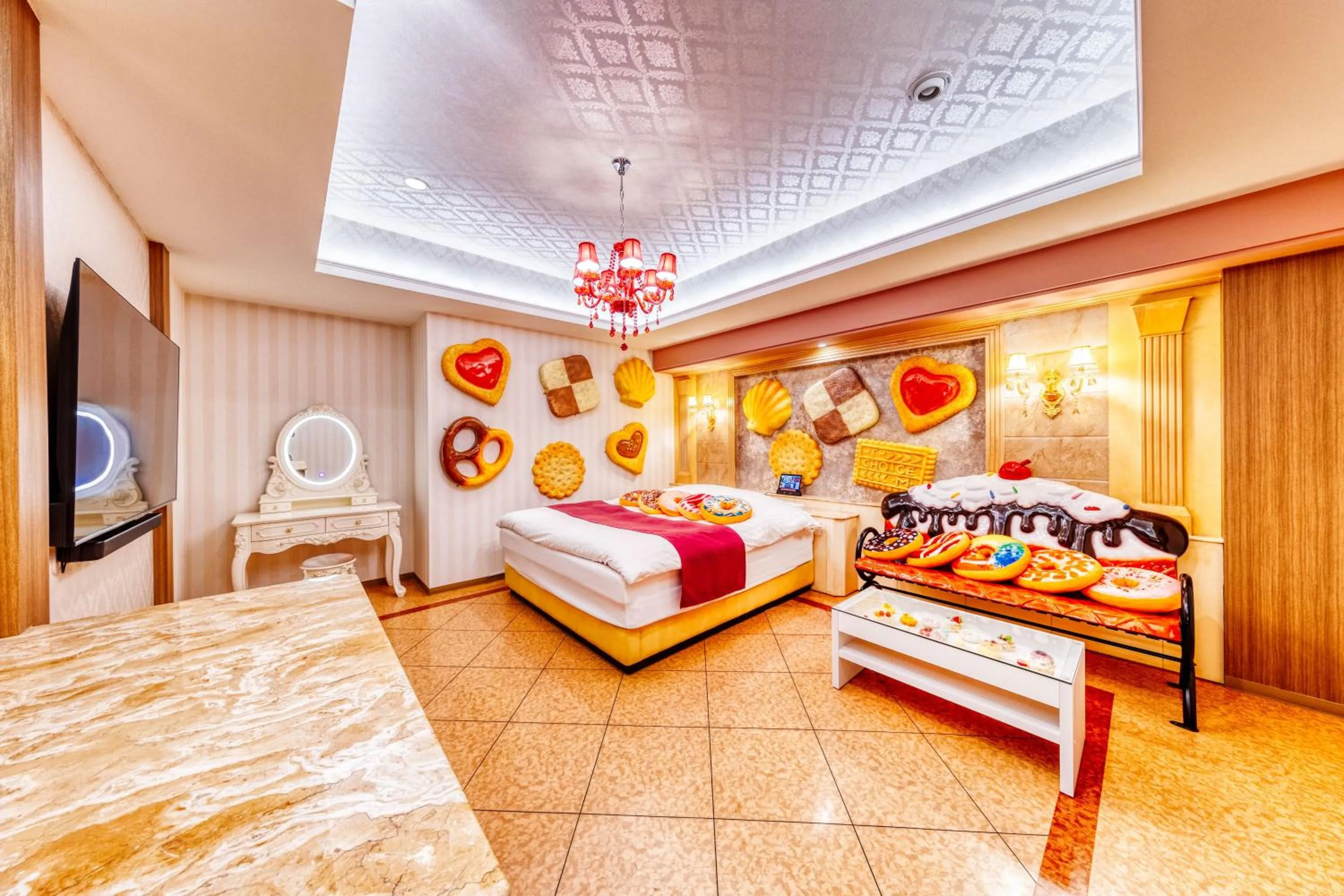 Bed in HOTEL Luna Kawagoe Adult Only