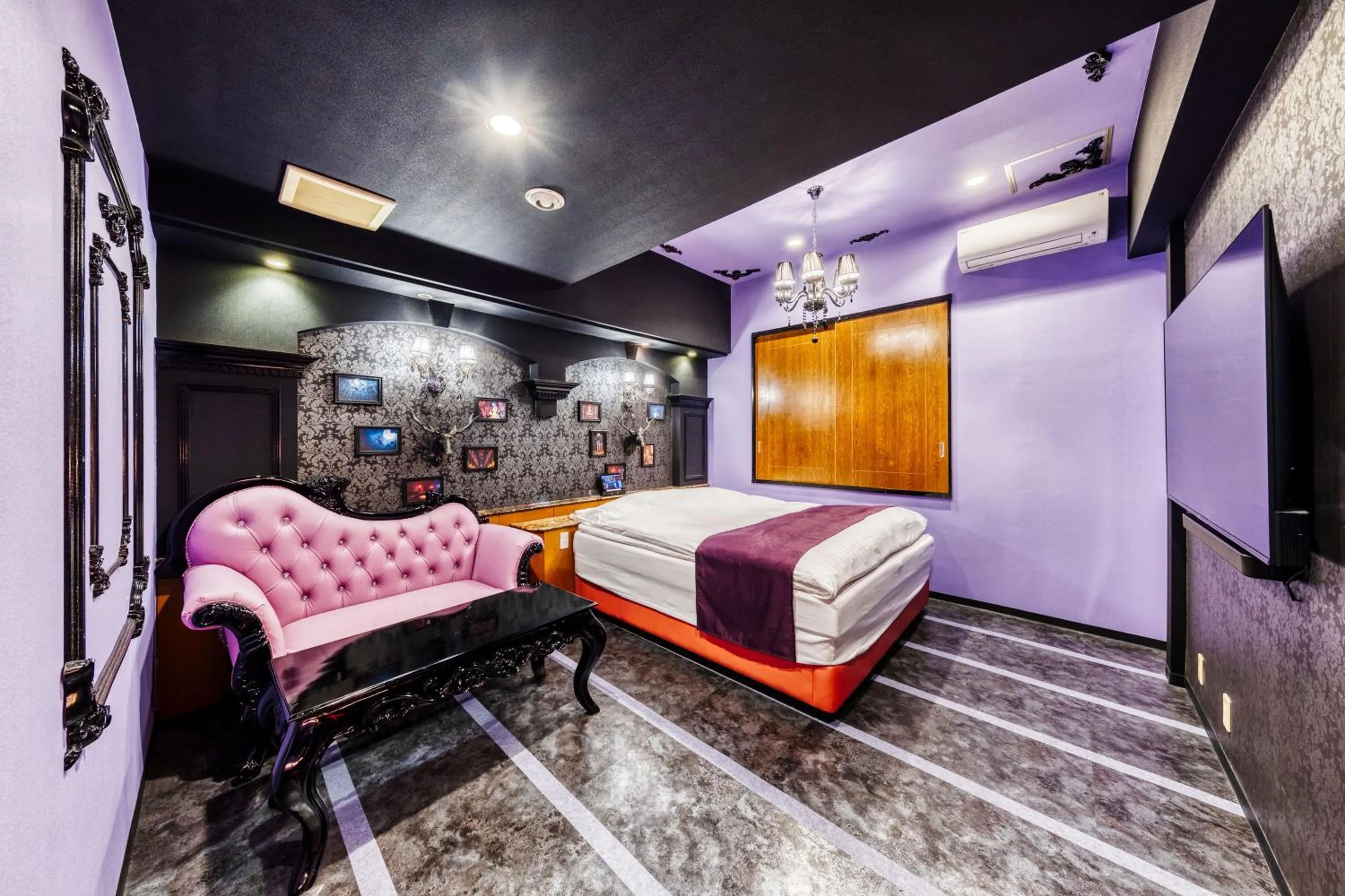 Bed in HOTEL Luna Kawagoe Adult Only