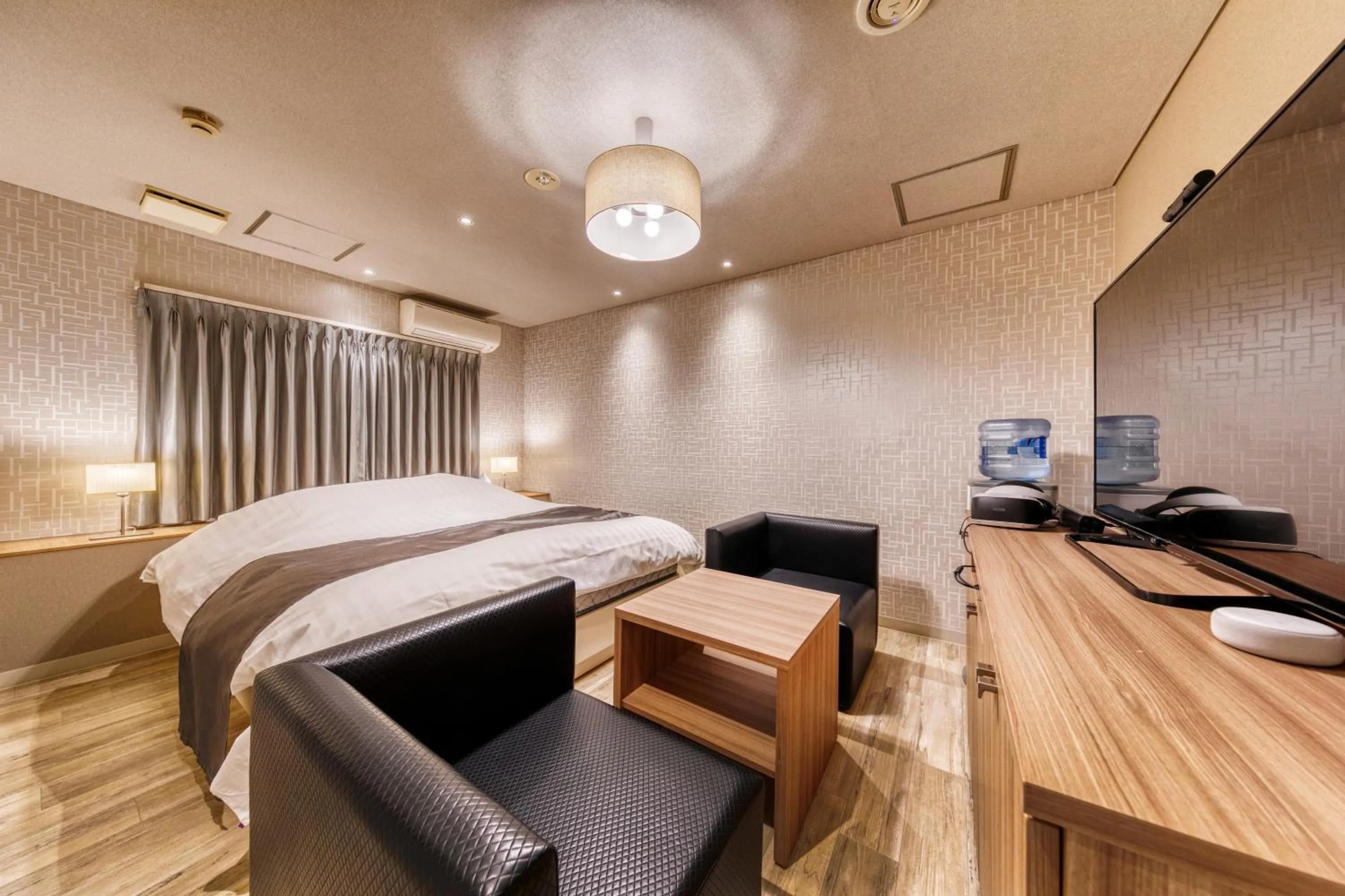 Bed in HOTEL LUNA MODERN Sakuranomiya (Adult Only)